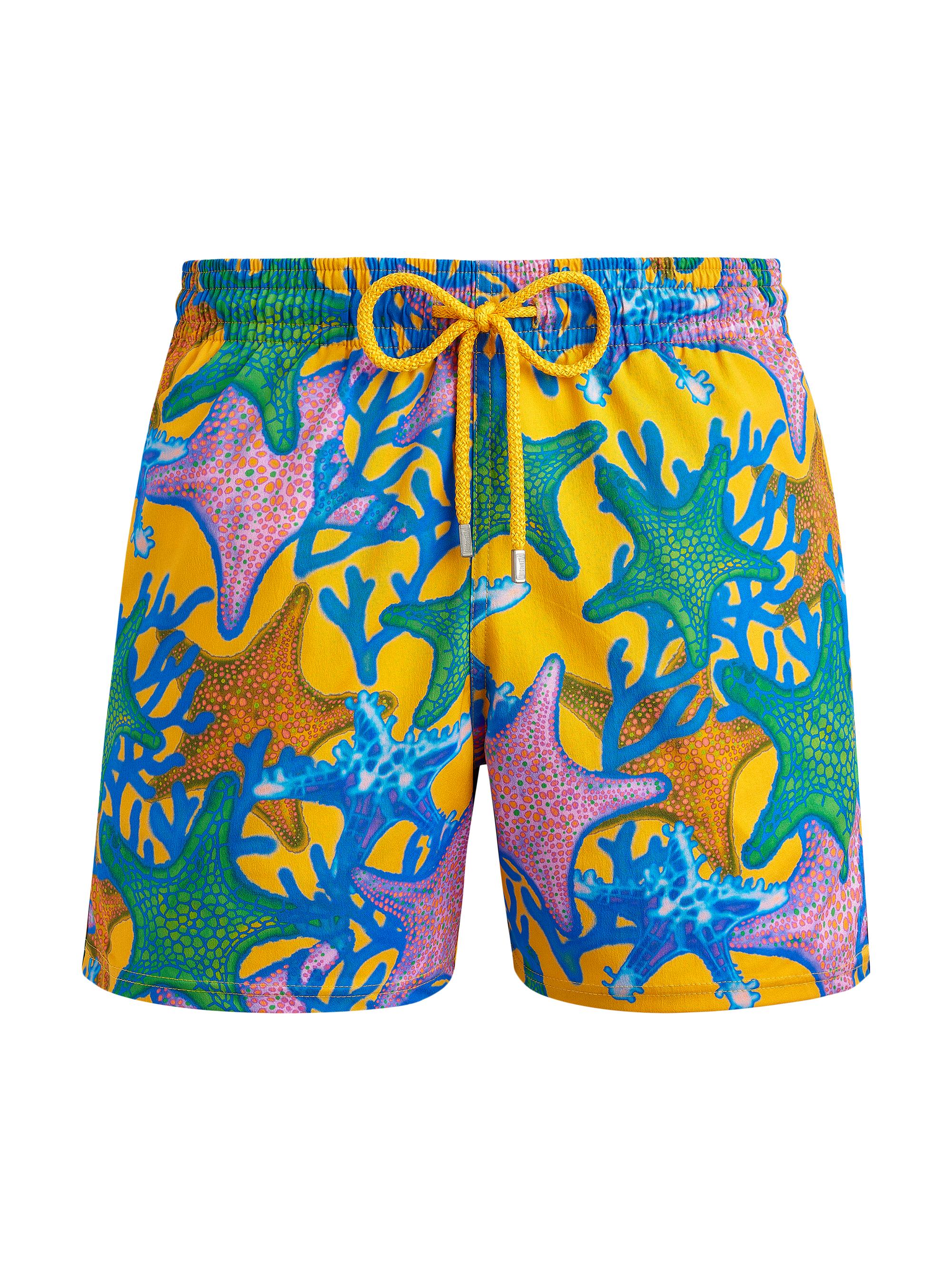 Vilebrequin Men's Glowed Star Graphic Swim Trunks - Glowed Star