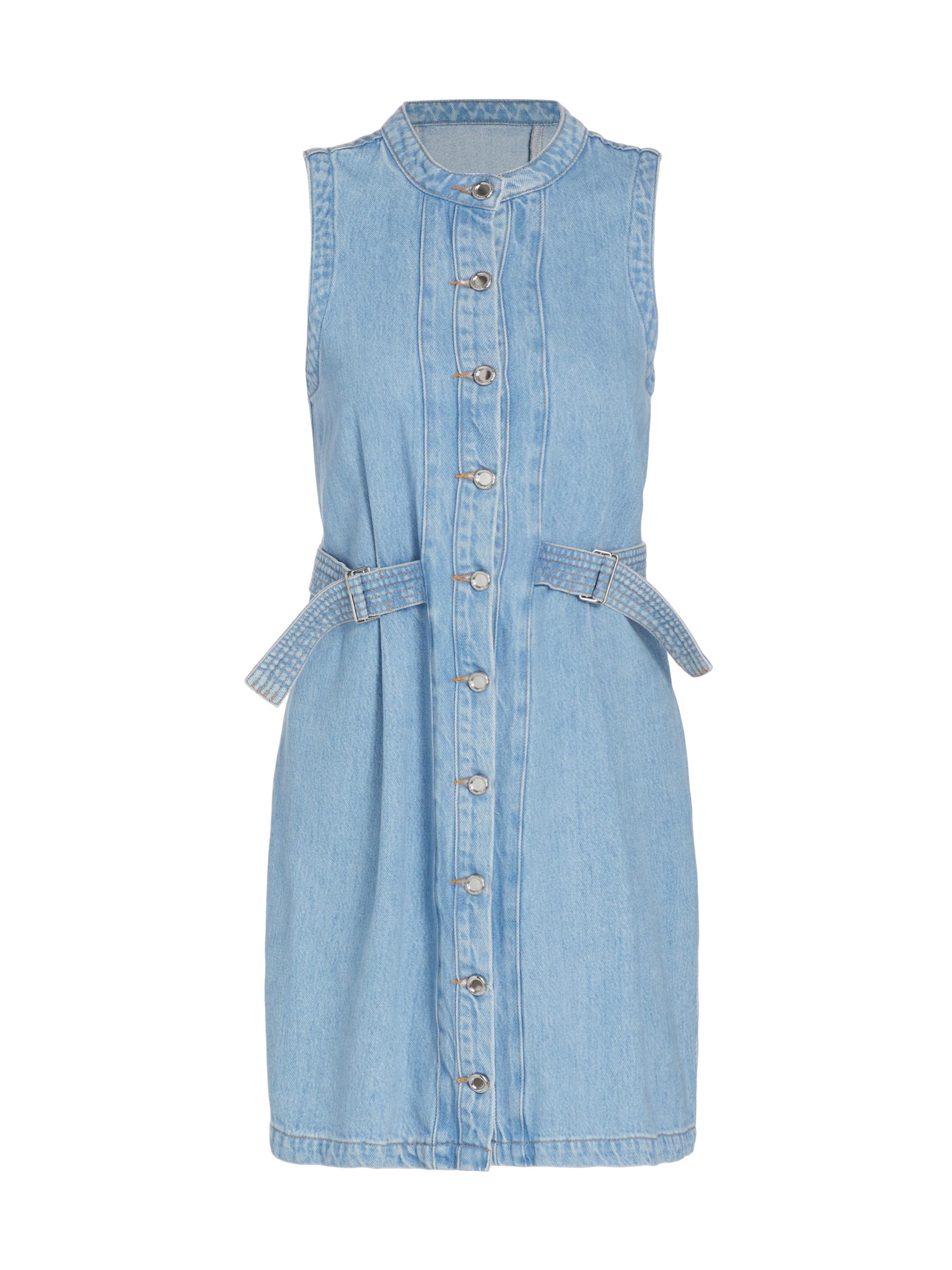 Derek Lam 10 Crosby Women's Camille Side Buckle Cotton-Blend Minidress - Beekman