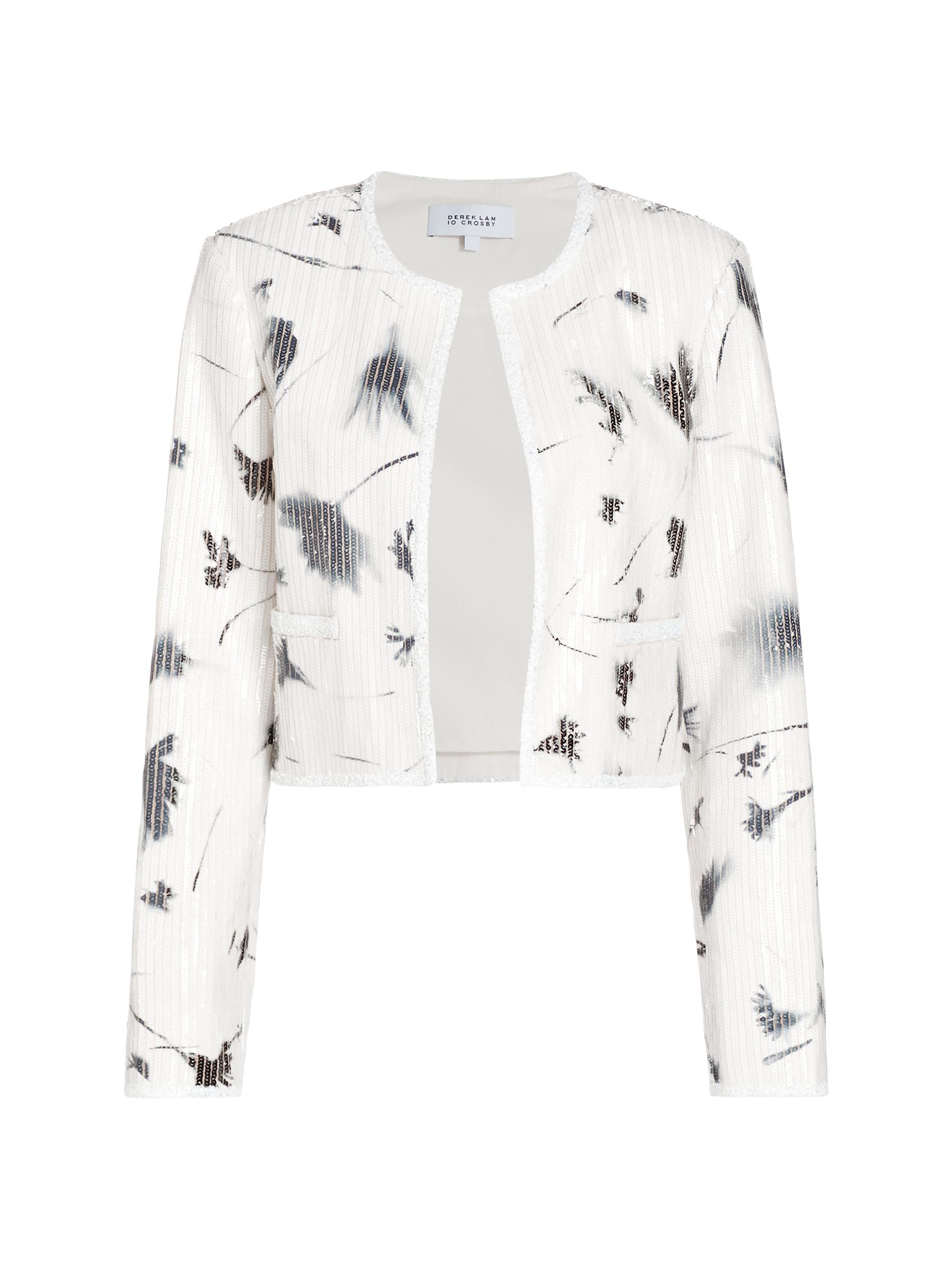 【新品タグ付き】HYEON clover cami / off white Derek Lam 10 Crosby Cameron Sequined Jacket | Saks Fifth Avenue