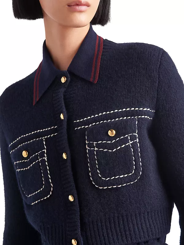 Shop Prada Cashmere Cardigan | Saks Fifth Avenue Shop Prada Cashmere Cardigan | Saks Fifth Avenue