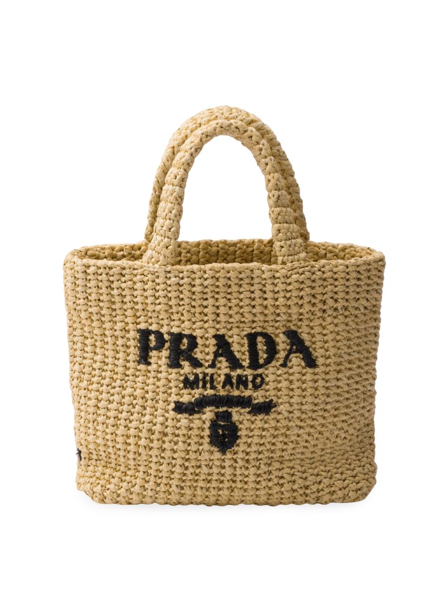 【日本入手困難】プラダ Crochet tote bag トートバッグ 日本入手困難】プラダ Crochet tote bag トートバッグ