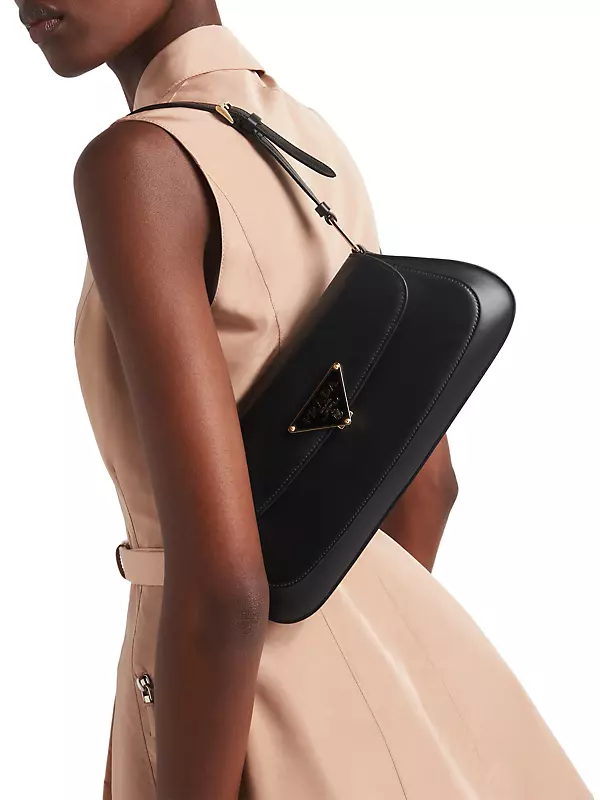 Shop Prada Leather Shoulder Bag | Saks Fifth Avenue Shop Prada Leather Shoulder Bag | Saks Fifth Avenue