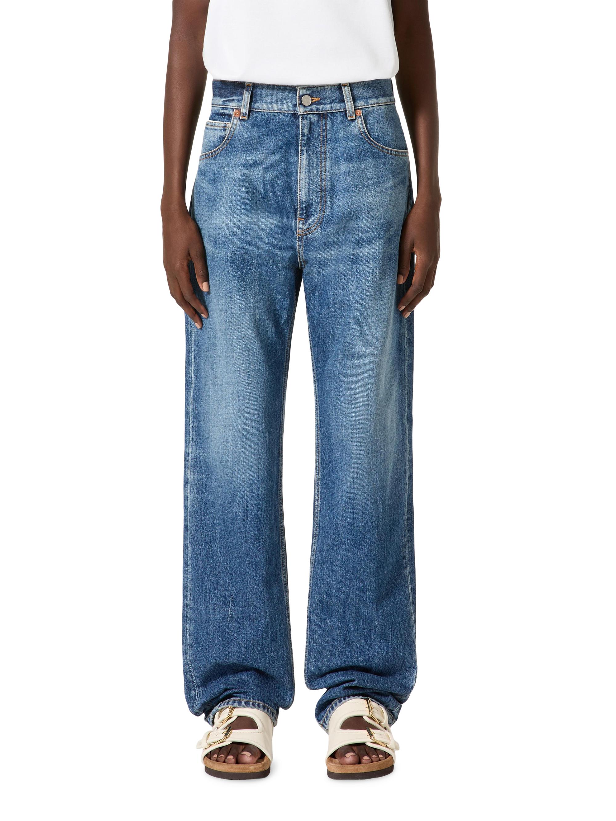 Valentino デニムブルー ポインテッドトゥパンプス Valentino デニムブルー ポインテッドトゥパンプス V11898284