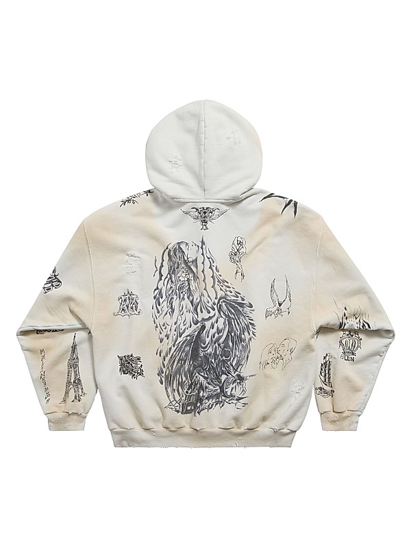 Shop Balenciaga Tat Zip-Up Hoodie | Saks Fifth Avenue Shop Balenciaga Tat Zip-Up Hoodie | Saks Fifth Avenue