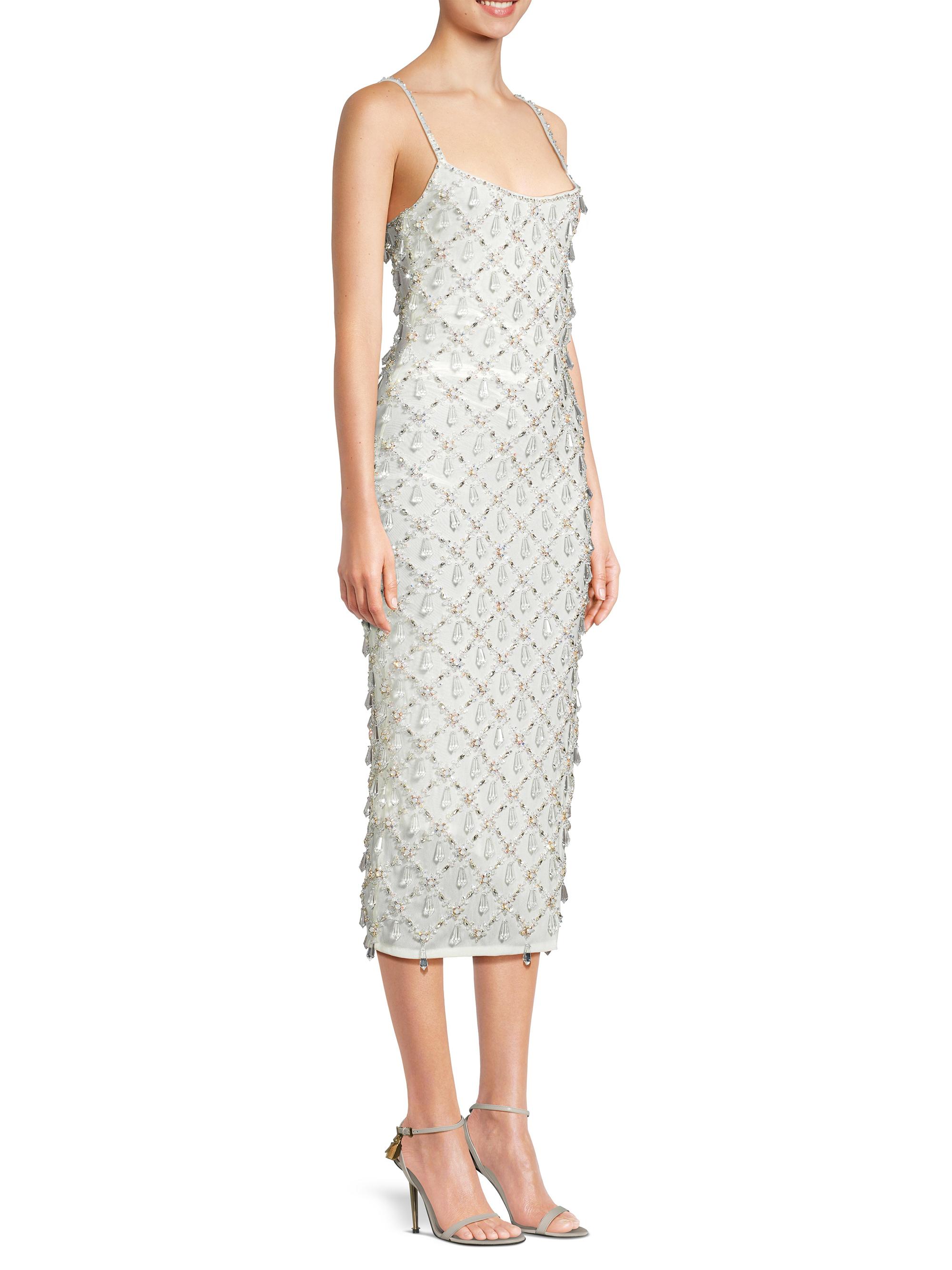 Oceanus Calliope Teardrop Beaded Midi-Dress | Saks Fifth Avenue