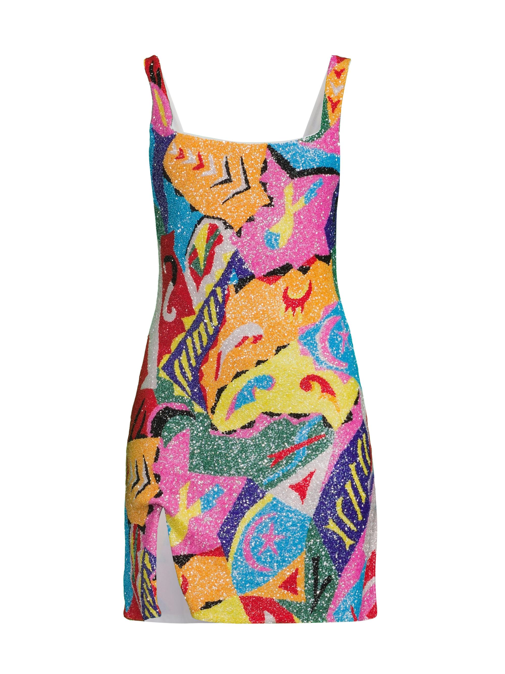 Oceanus Women's Boston Hand-Beaded Minidress