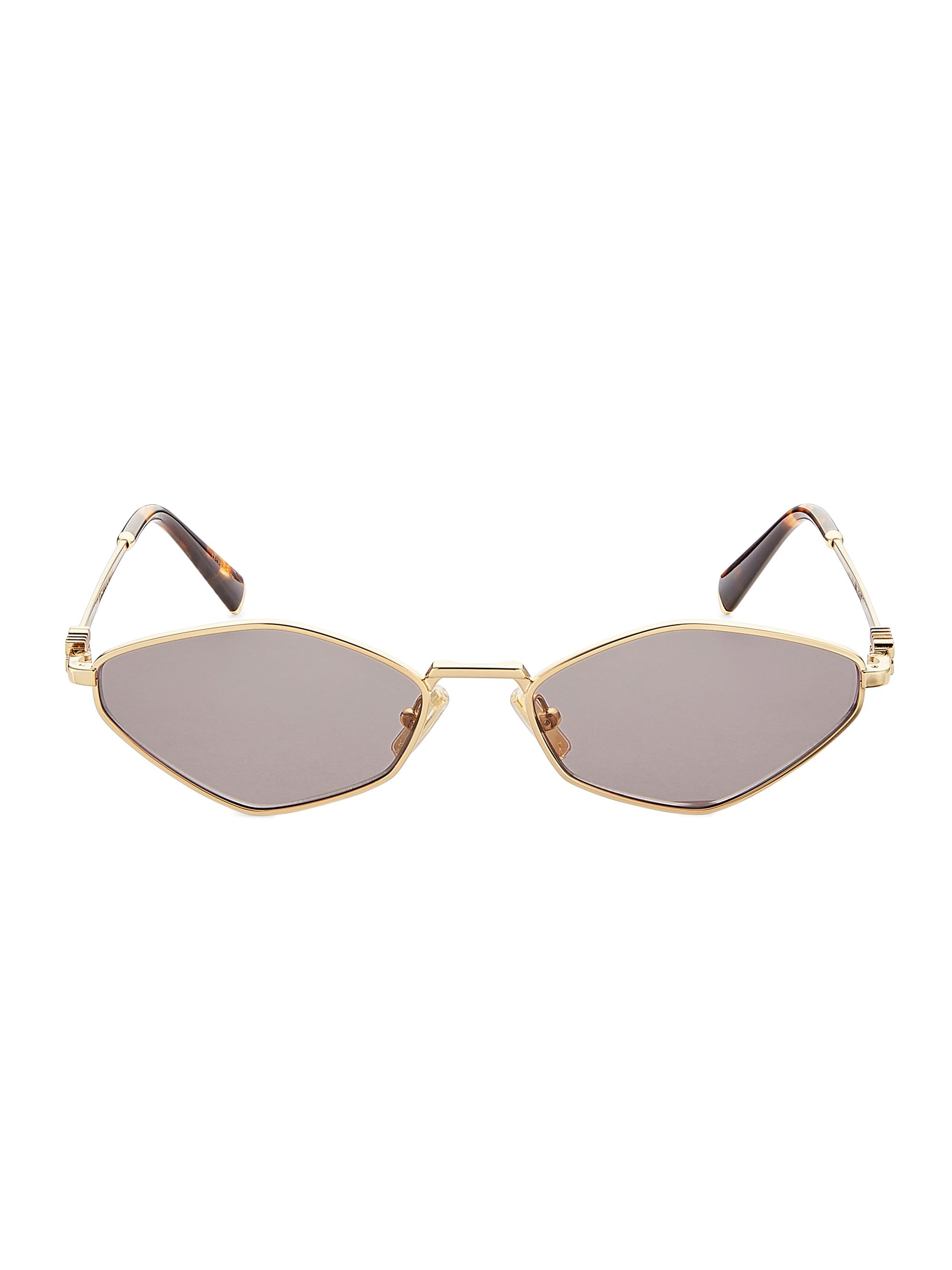 Miu Miu 56MM Geometric Sunglasses | Saks Fifth Avenue