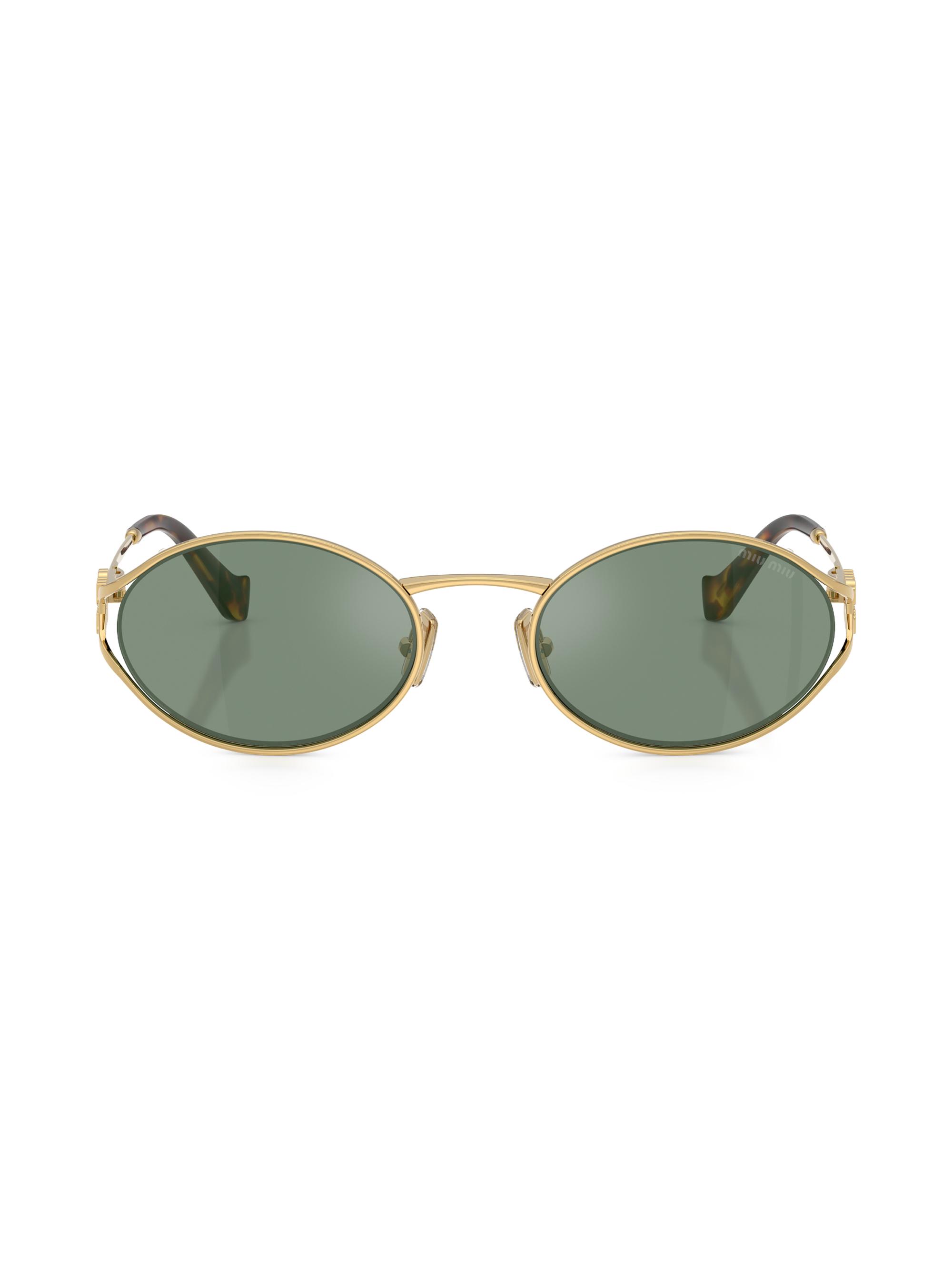 Miu Miu 54MM Metal Round Sunglasses | Saks Fifth Avenue