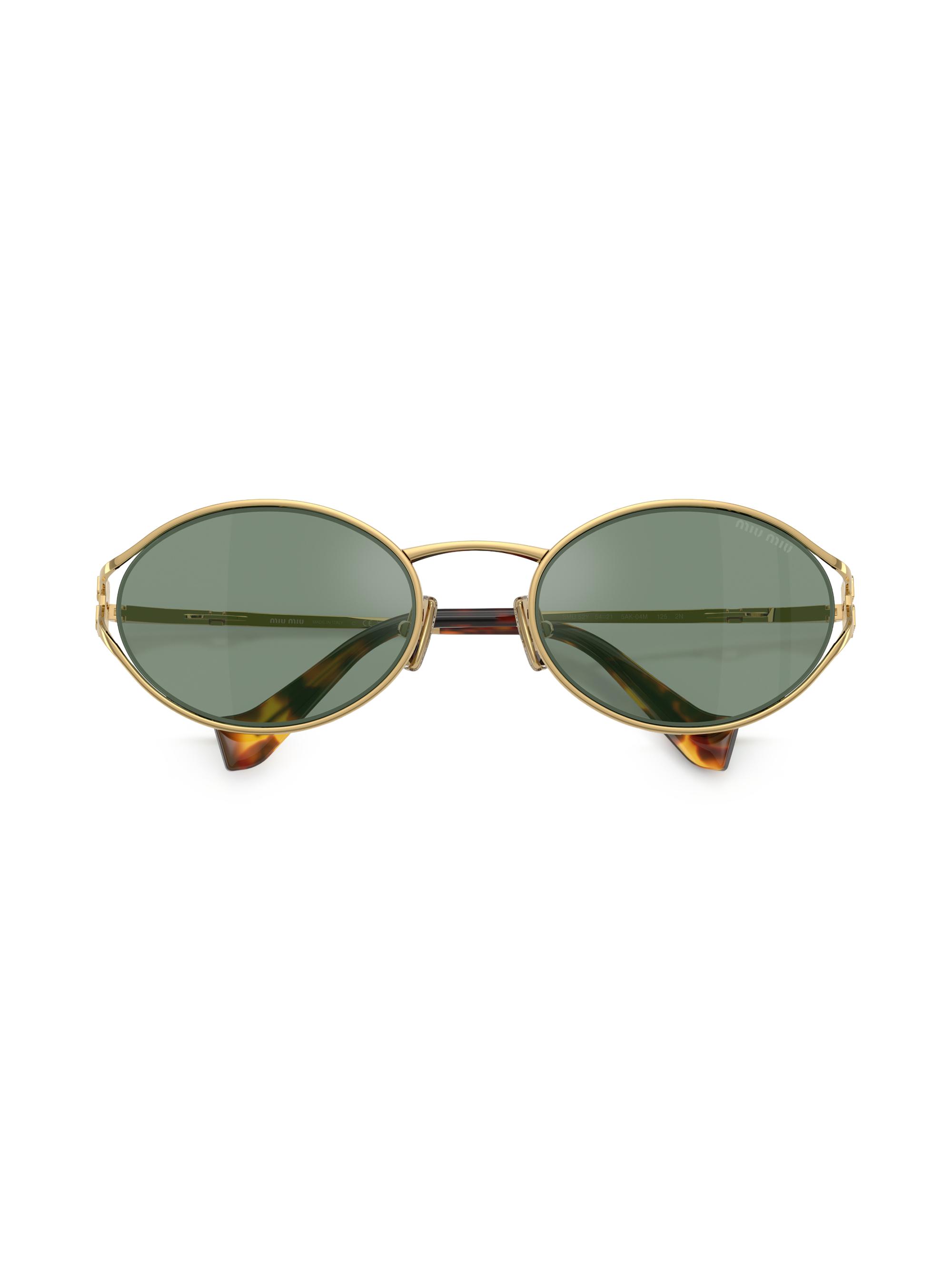 Miu Miu 54MM Metal Round Sunglasses | Saks Fifth Avenue