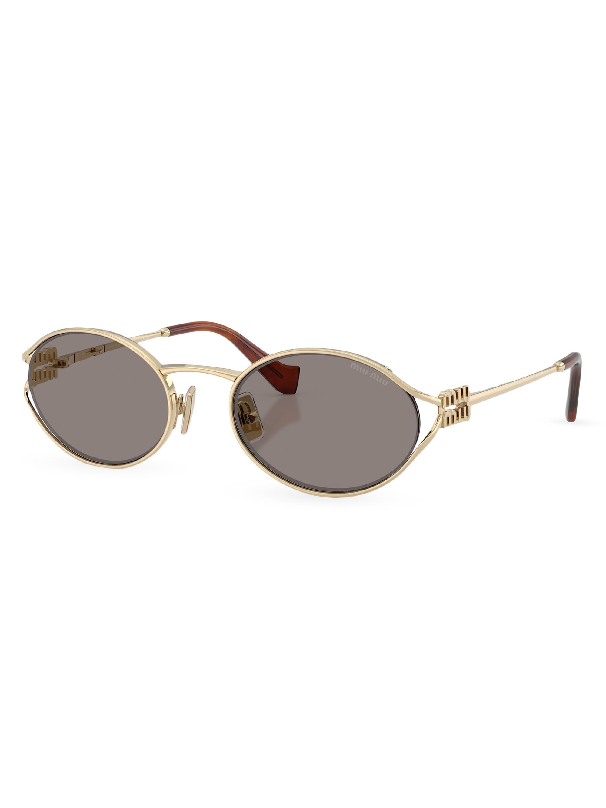 Miu Miu 54MM Metal Round Sunglasses | Saks Fifth Avenue