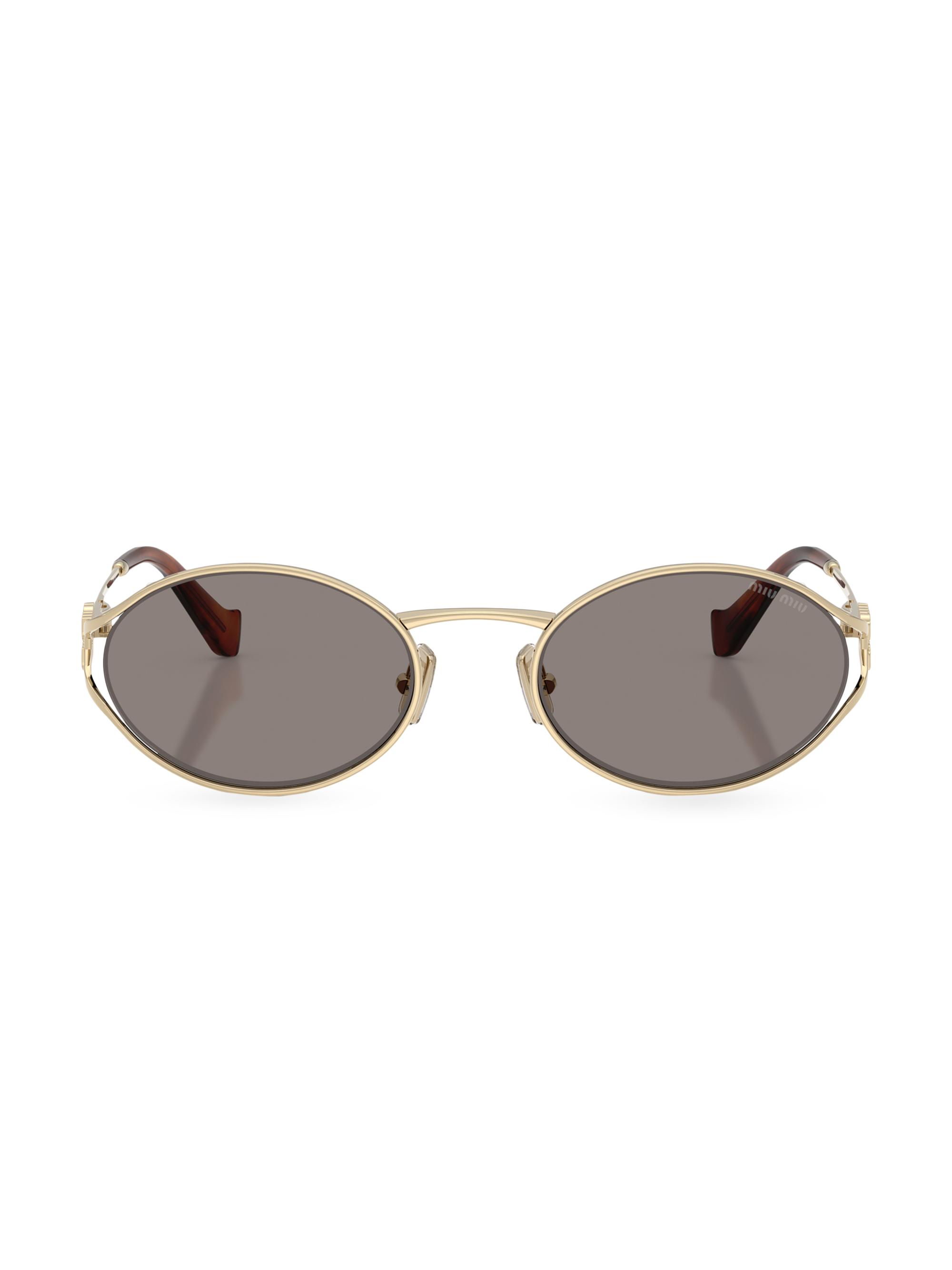 Miu Miu 54MM Metal Round Sunglasses | Saks Fifth Avenue
