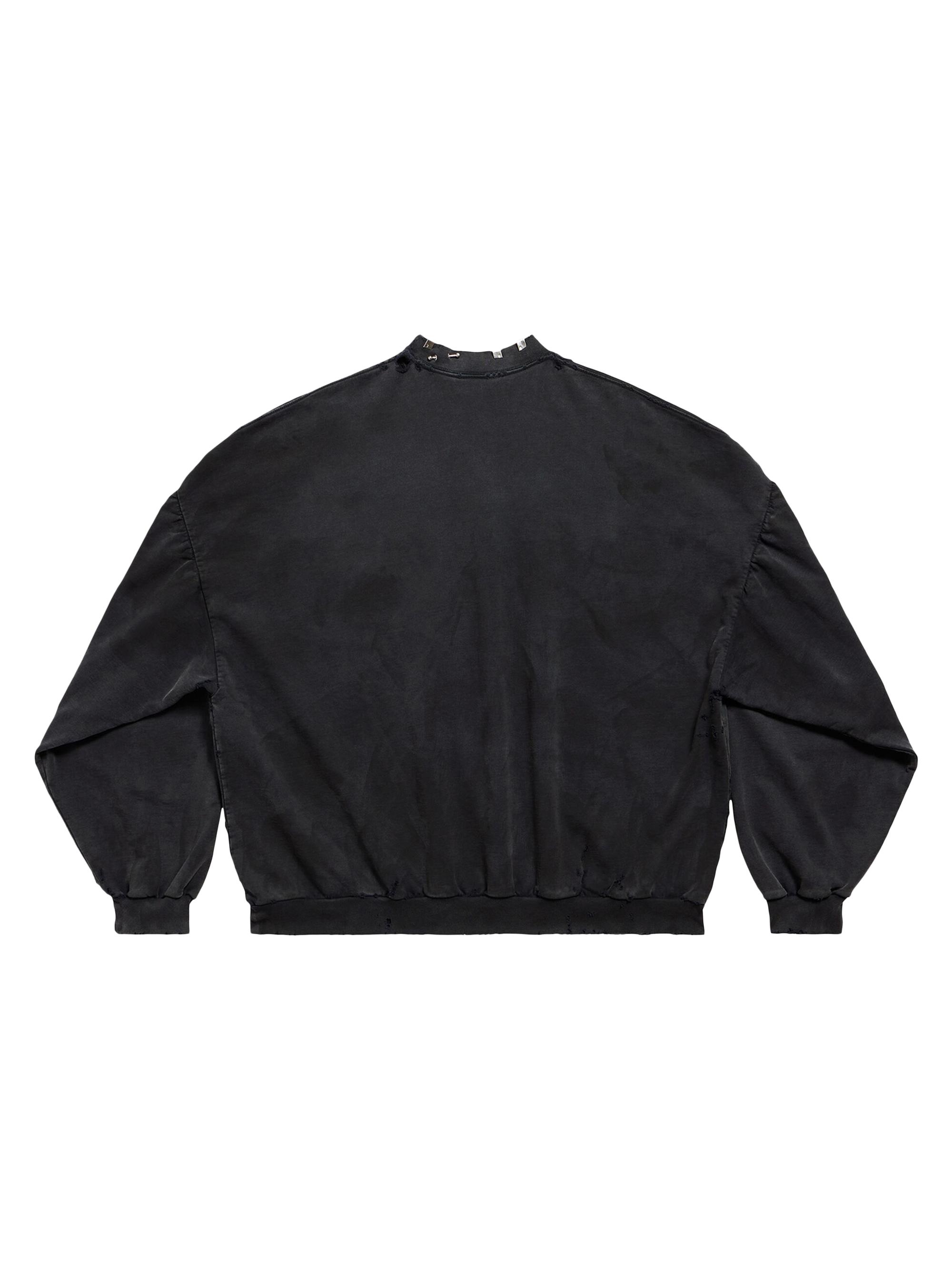 m*8様 BALENCIAGA 23AW PIERCED ROUND スウェット Balenciaga Pierced Round Oversized Sweatshirt | Saks Fifth