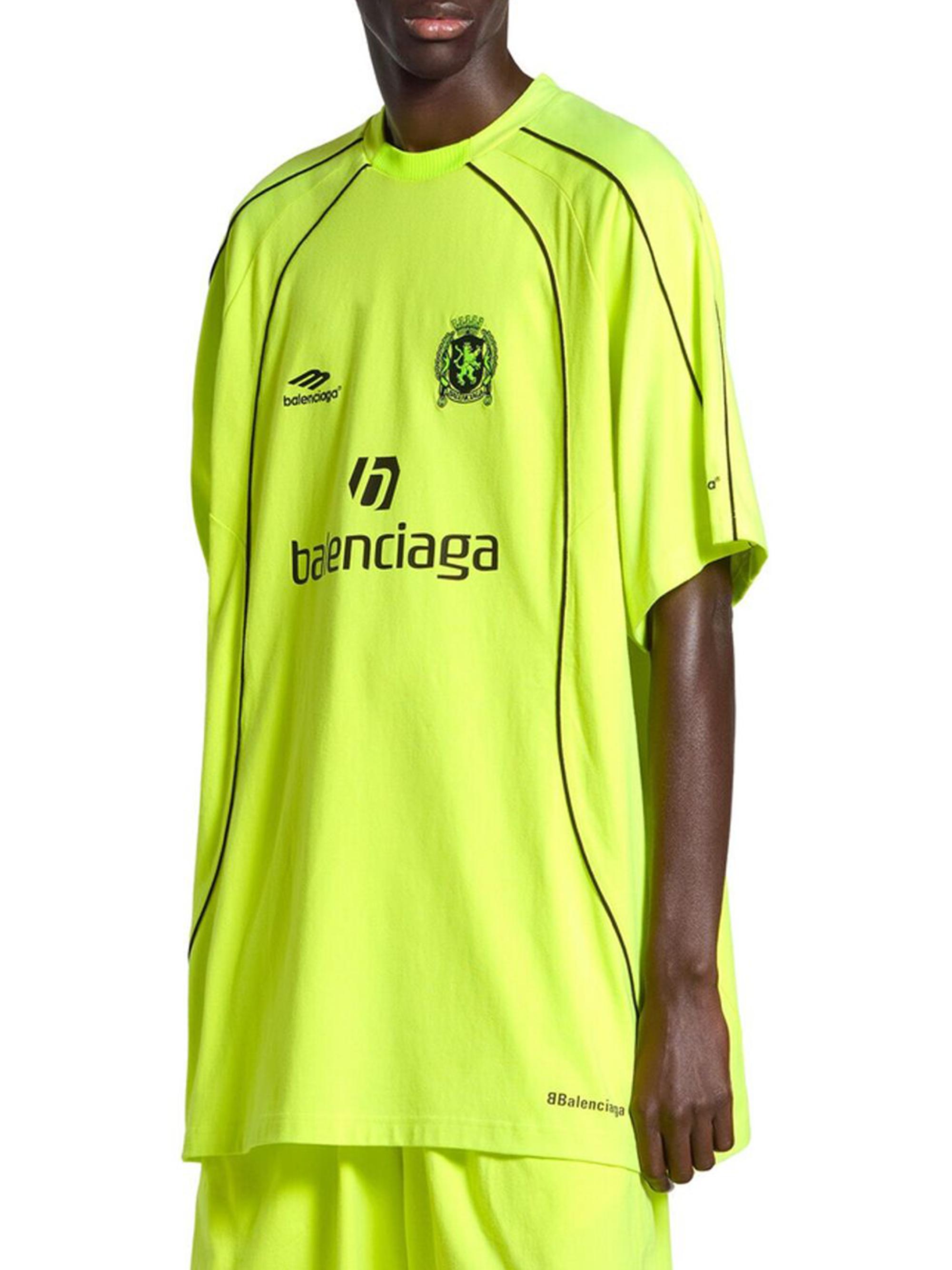 Balenciaga Paris Soccer Oversized T-Shirt | Saks Fifth Avenue