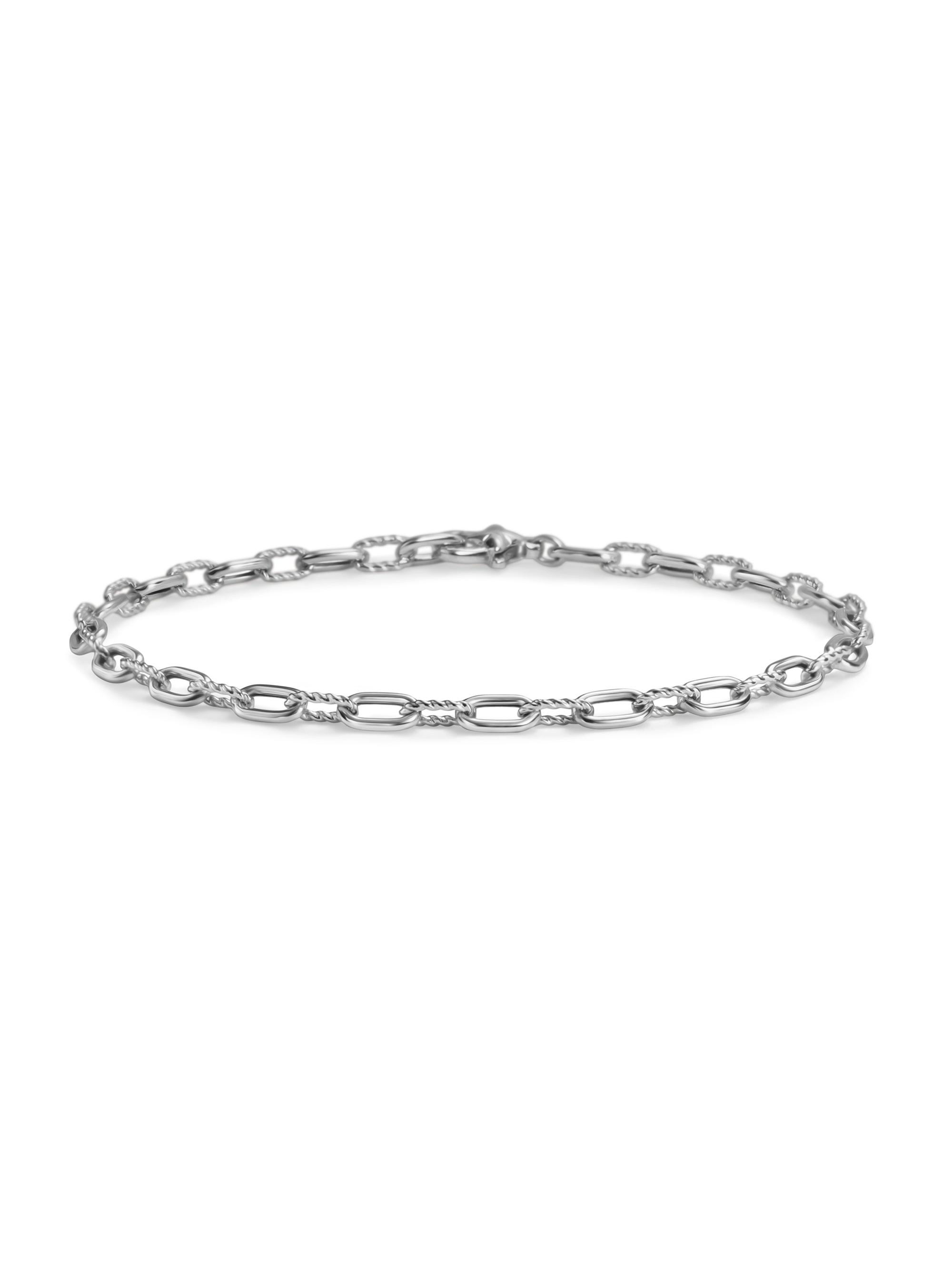 David Yurman Women's DY Madison Chain Bracelet in Sterling Silver, 3mm - Silver
