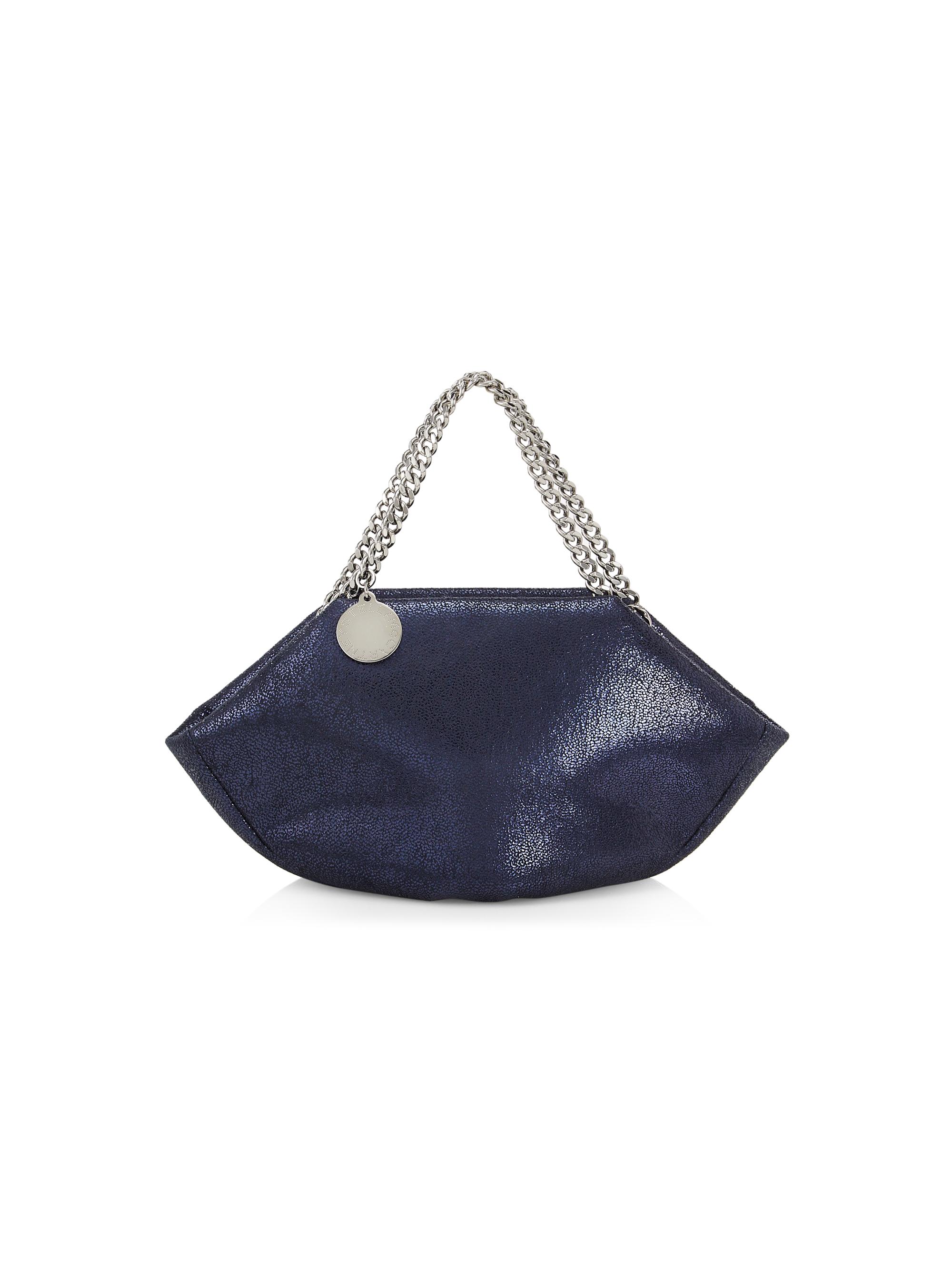 Stella McCartney Women's Shiny Dotted Top-Handle Bag - Ink
