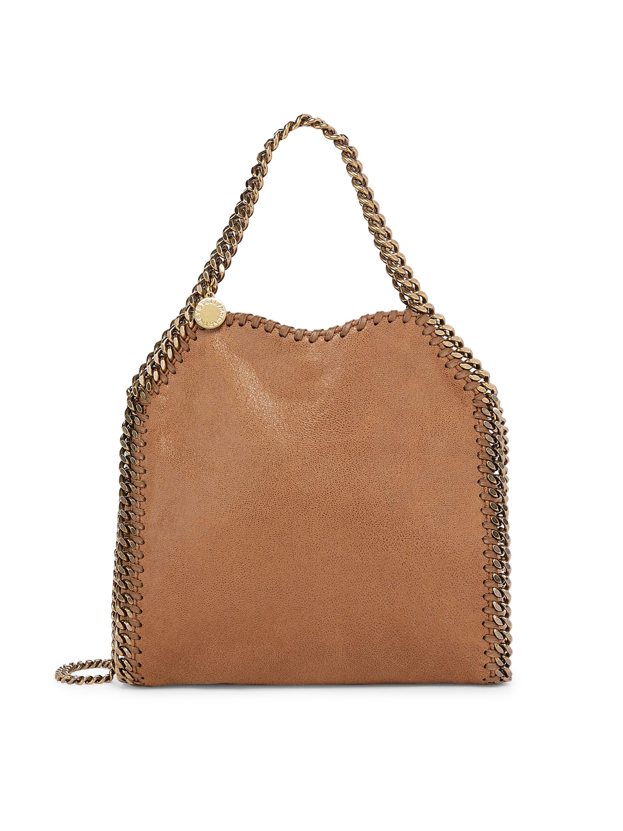 Stella McCartney Women's Mini Falabella Top Handle Bag - Pecan