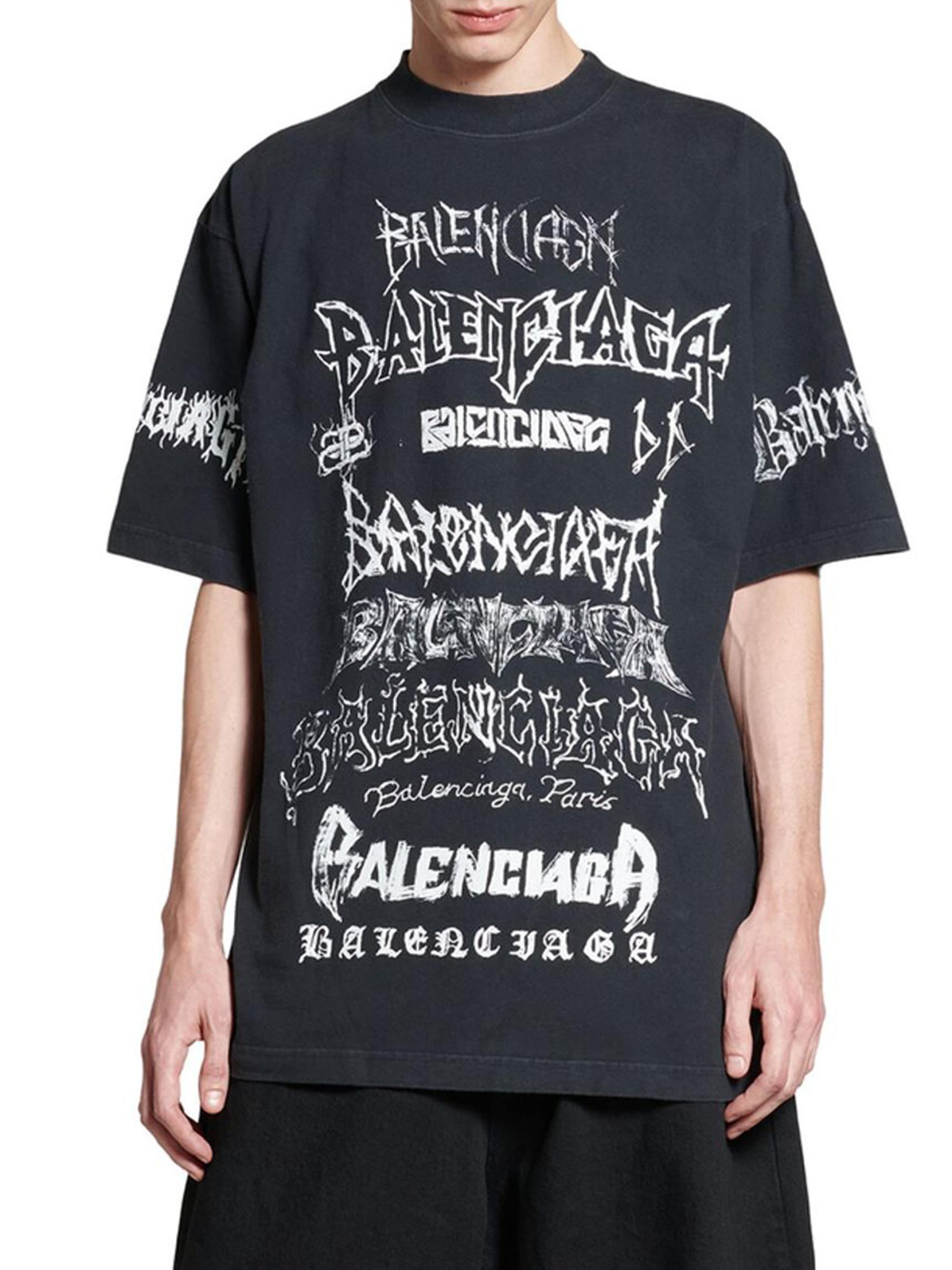 Balenciaga DIY Metal Large Fit T-Shirt | Saks Fifth Avenue