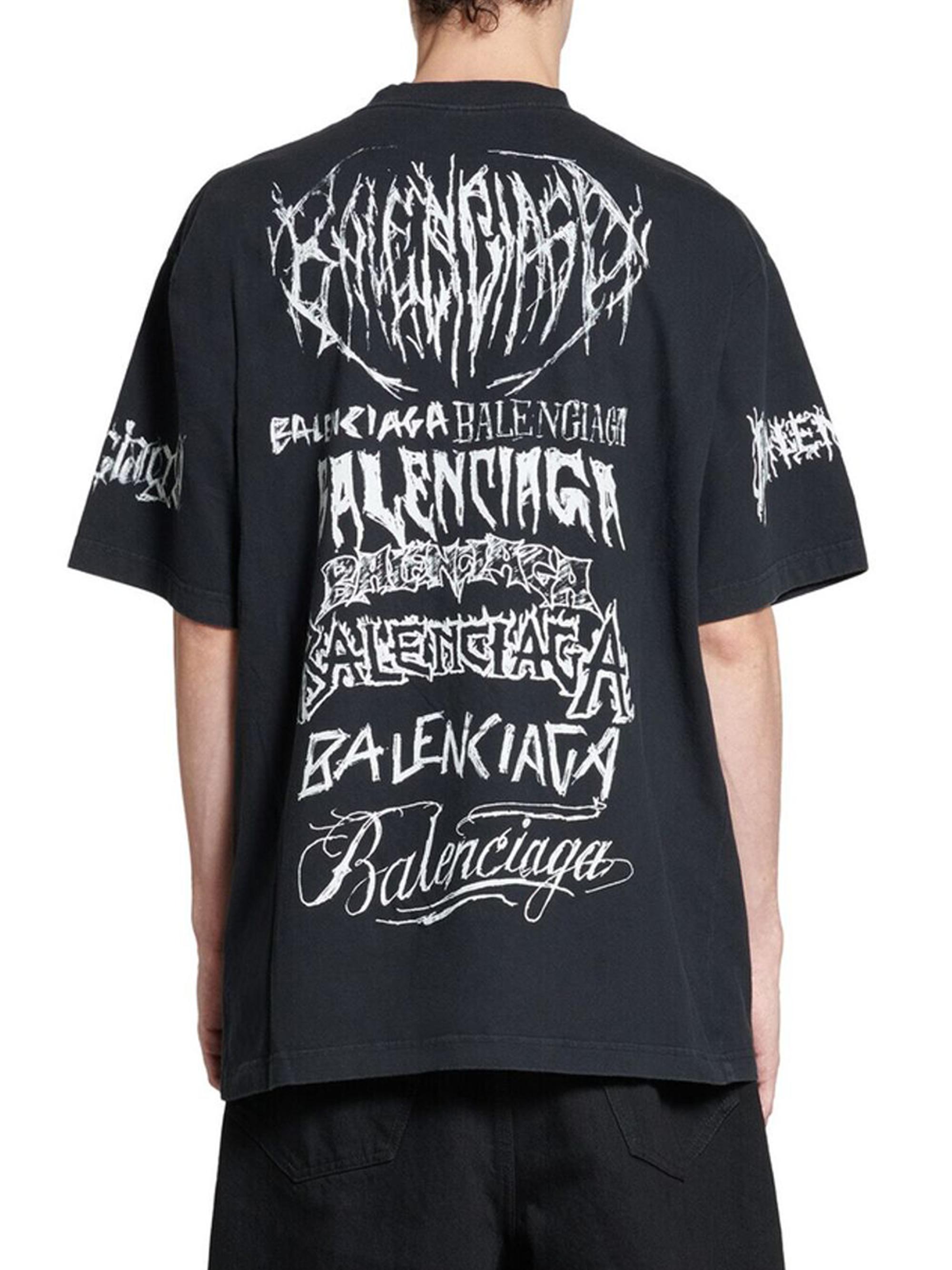 Balenciaga DIY Metal Large Fit T-Shirt | Saks Fifth Avenue