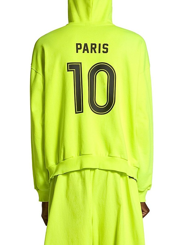Shop Balenciaga Paris Soccer Medium Fit Zip-Up Hoodie | Saks Shop Balenciaga Paris Soccer Medium Fit Zip-Up Hoodie | Saks