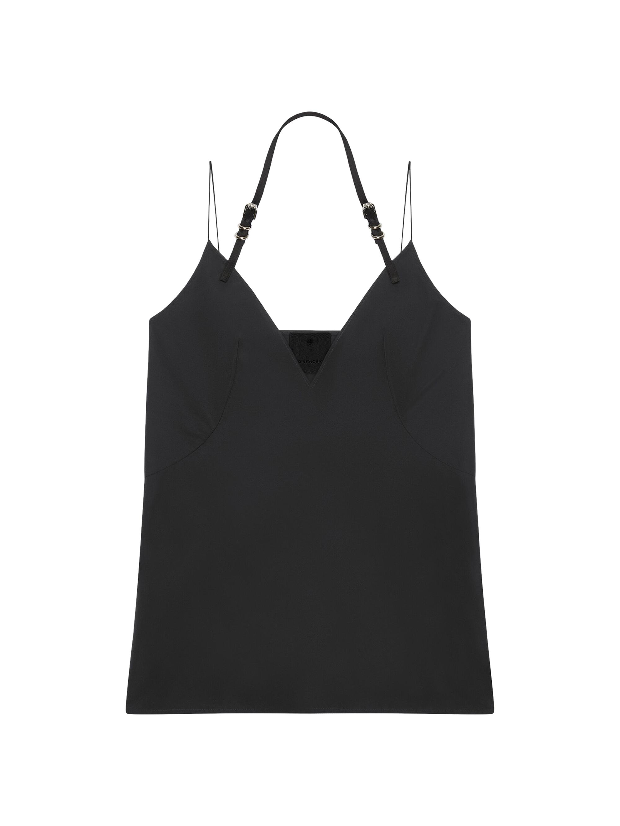 Givenchy Women's Voyou Top in Cotton Taffetas - Black