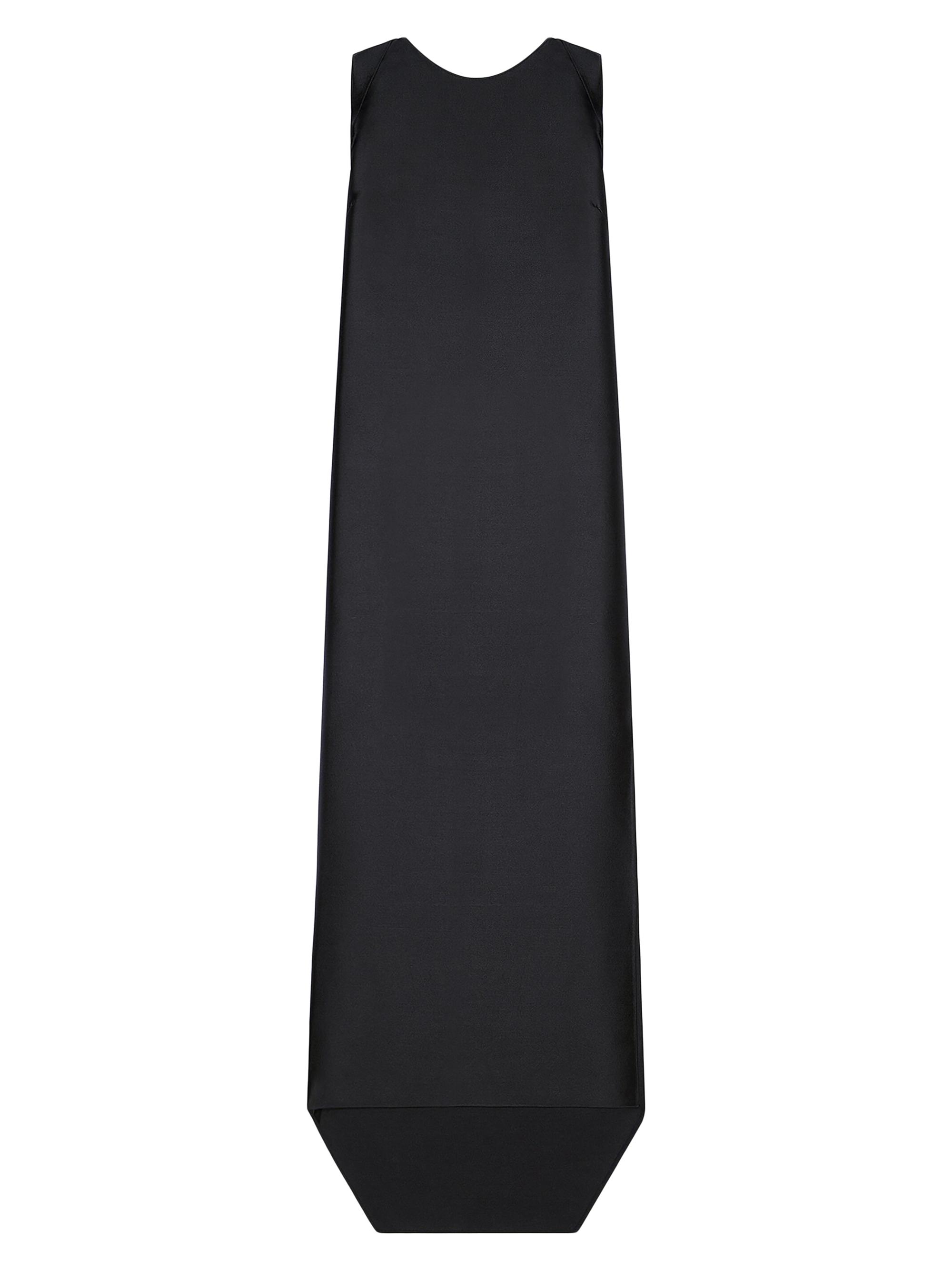 Givenchy Women's Evening Draped Dress in Wool and Silk - Black