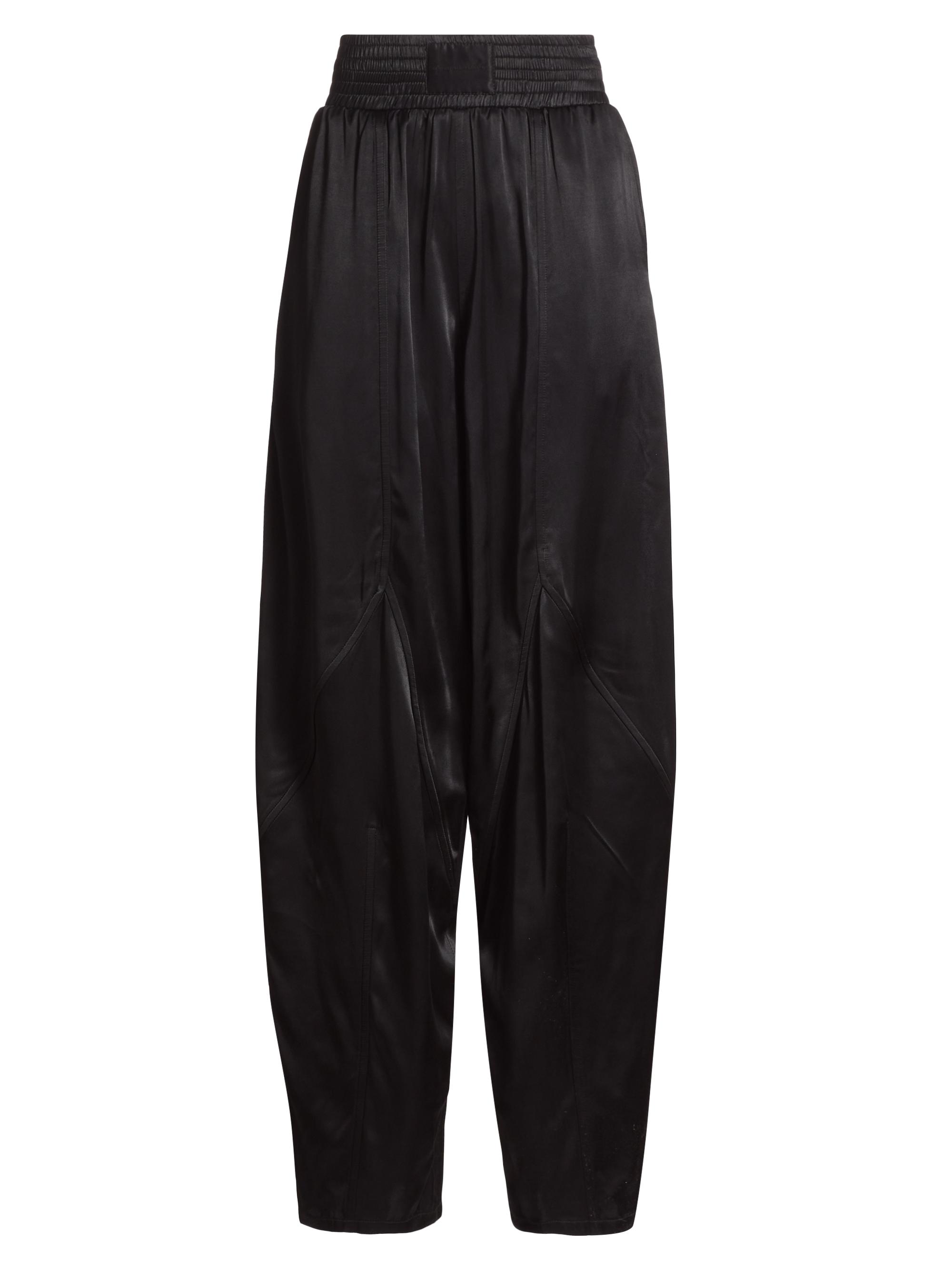 Alexander Wang Women's Satin Elasticized Balloon Pants - Black