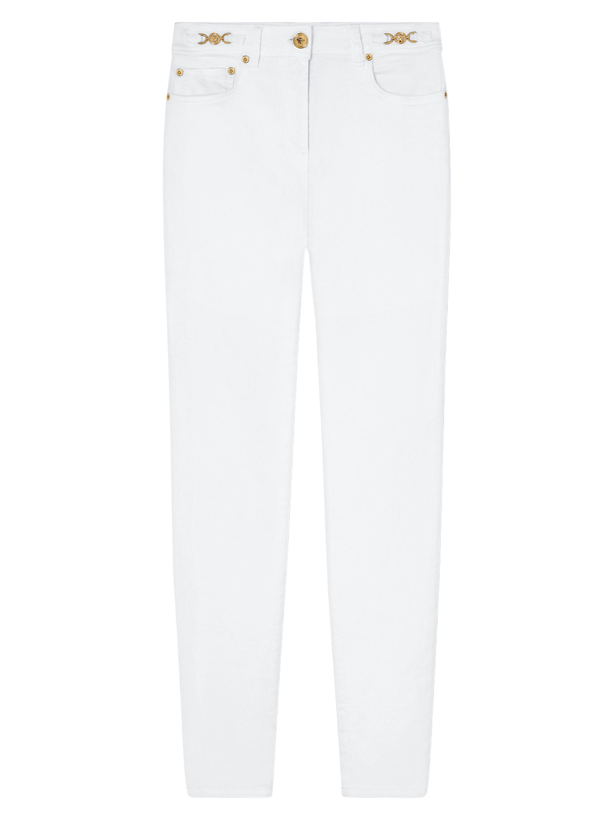 Versace Women's Stretch Skinny Jeans - White