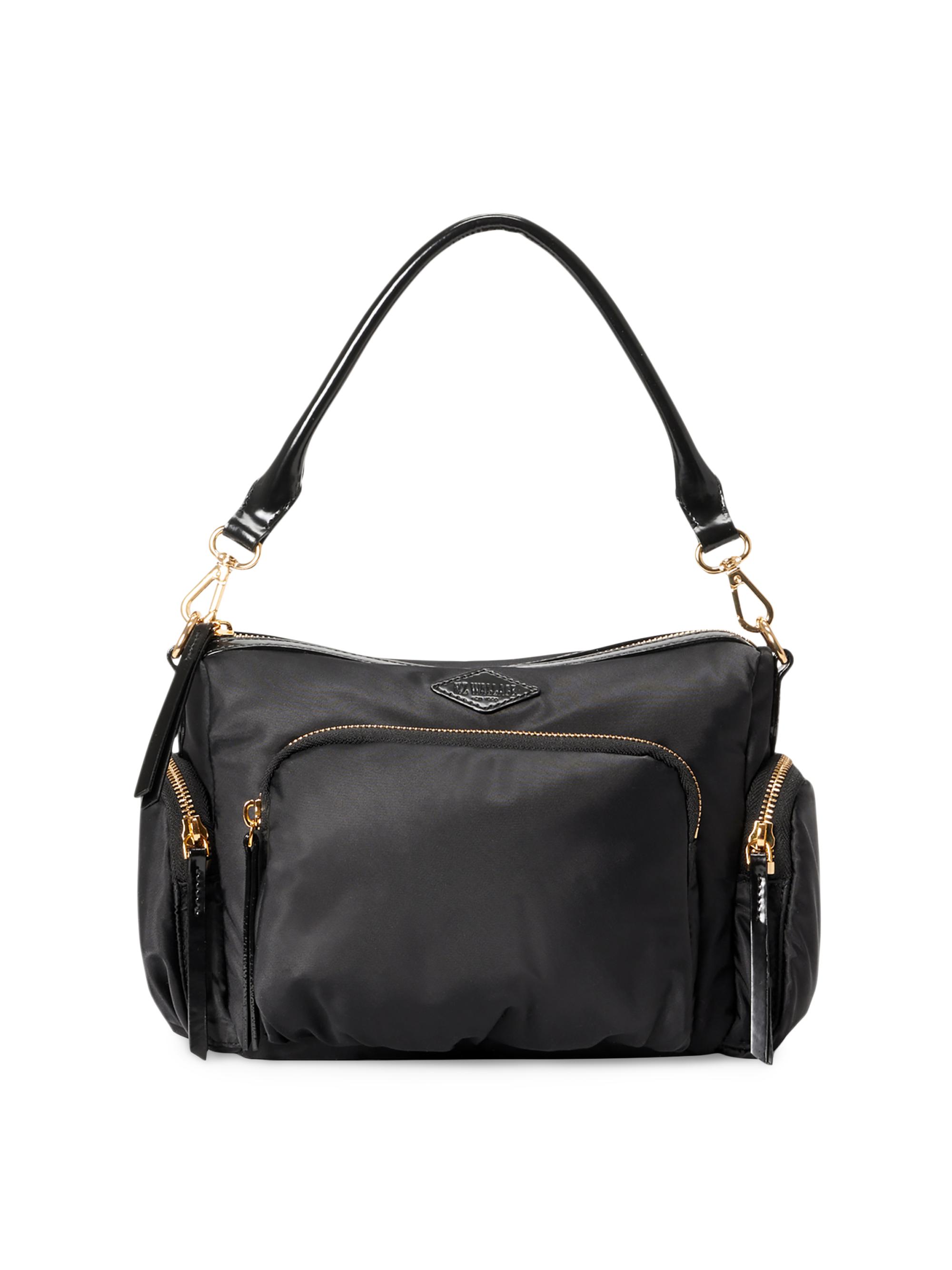 MZ Wallace Small Chelsea Nylon & Patent Leather Crossbody Bag