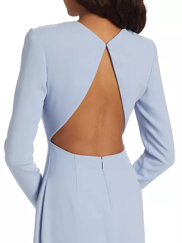 Shop Stella McCartney Silk-Blend Cut-Out Gown | Saks Fifth Avenue