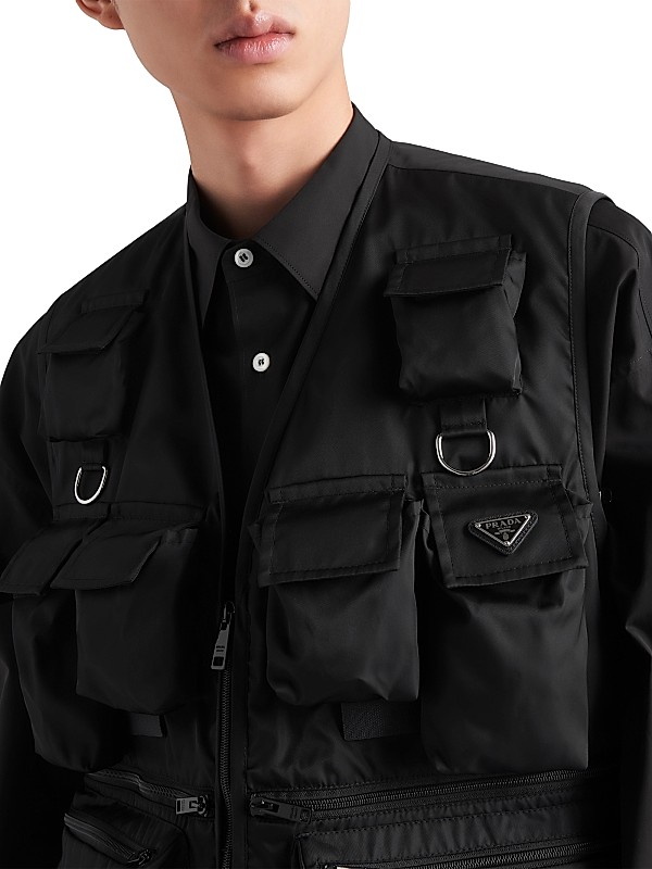 Shop Prada Re-Nylon Vest | Saks Fifth Avenue Shop Prada Re-Nylon Vest | Saks Fifth Avenue