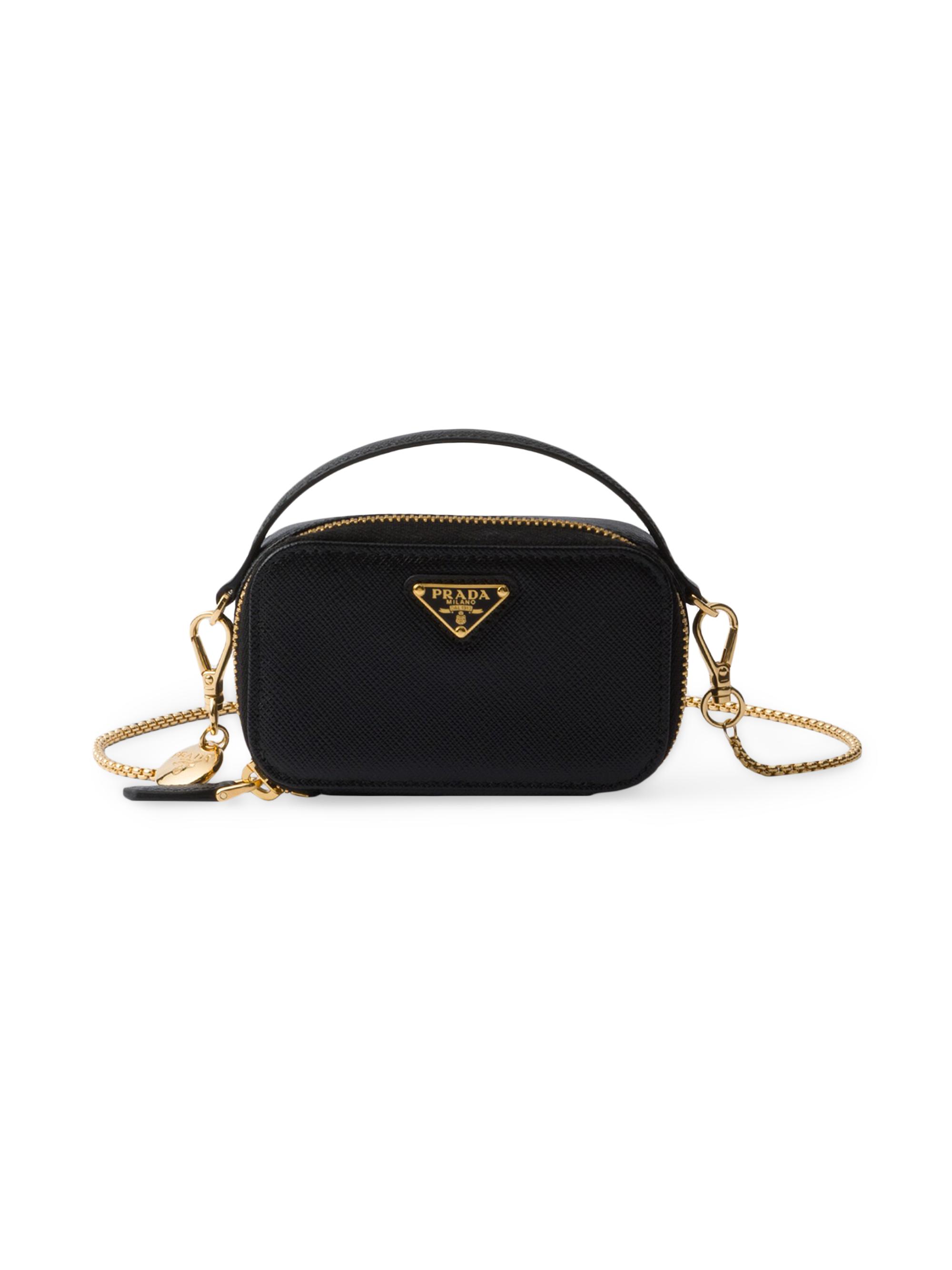 Prada Saffiano Leather Mini-Pouch | Saks Fifth Avenue