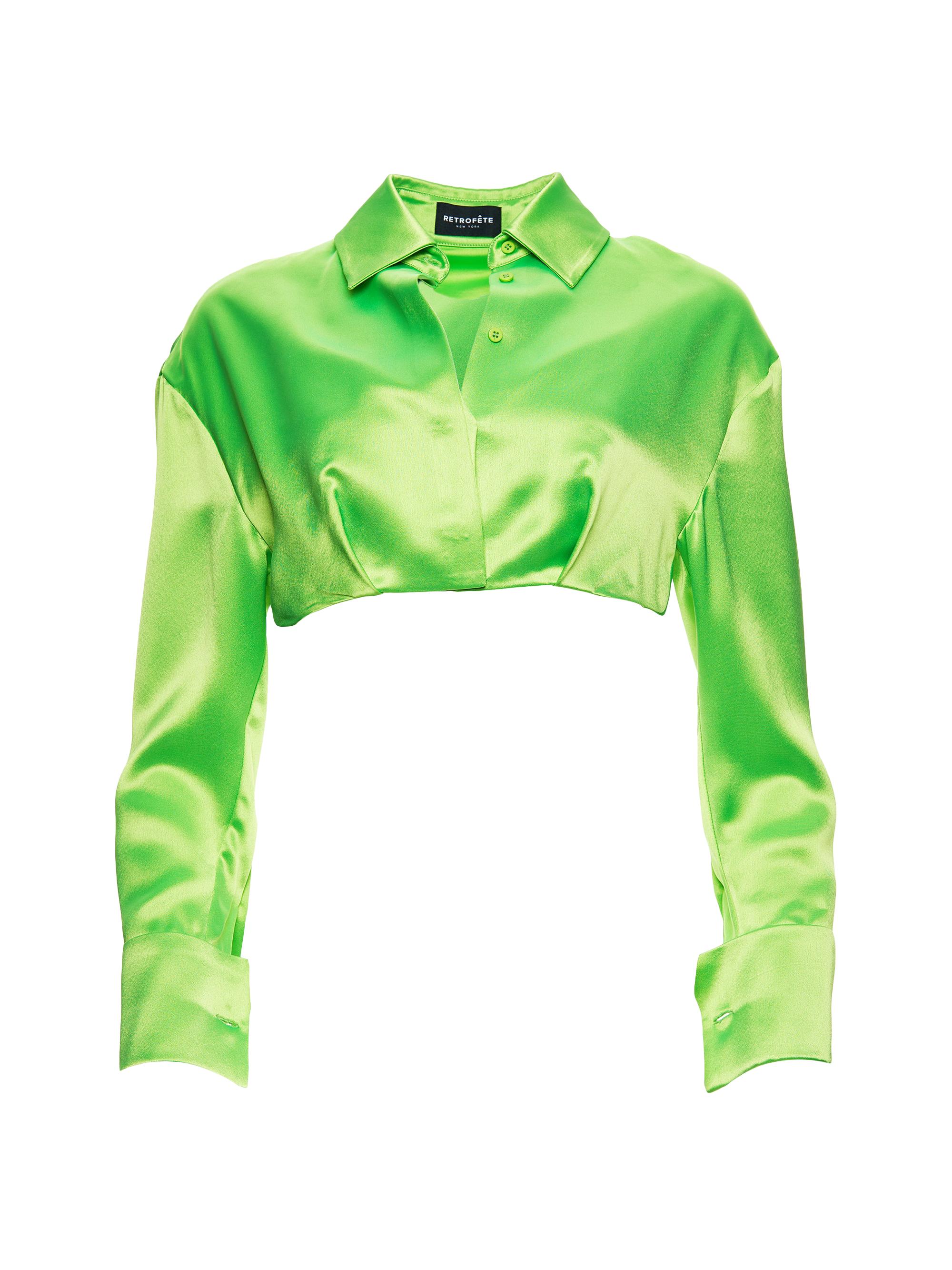 Retrofête Women's Barreto Shirt - Lime Punch