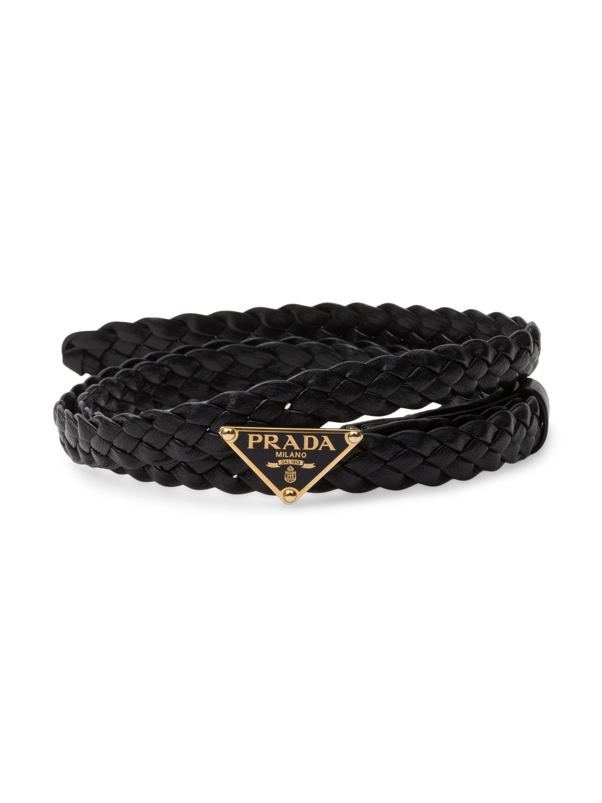 Prada Saffiano Leather Belt | Saks Fifth Avenue
