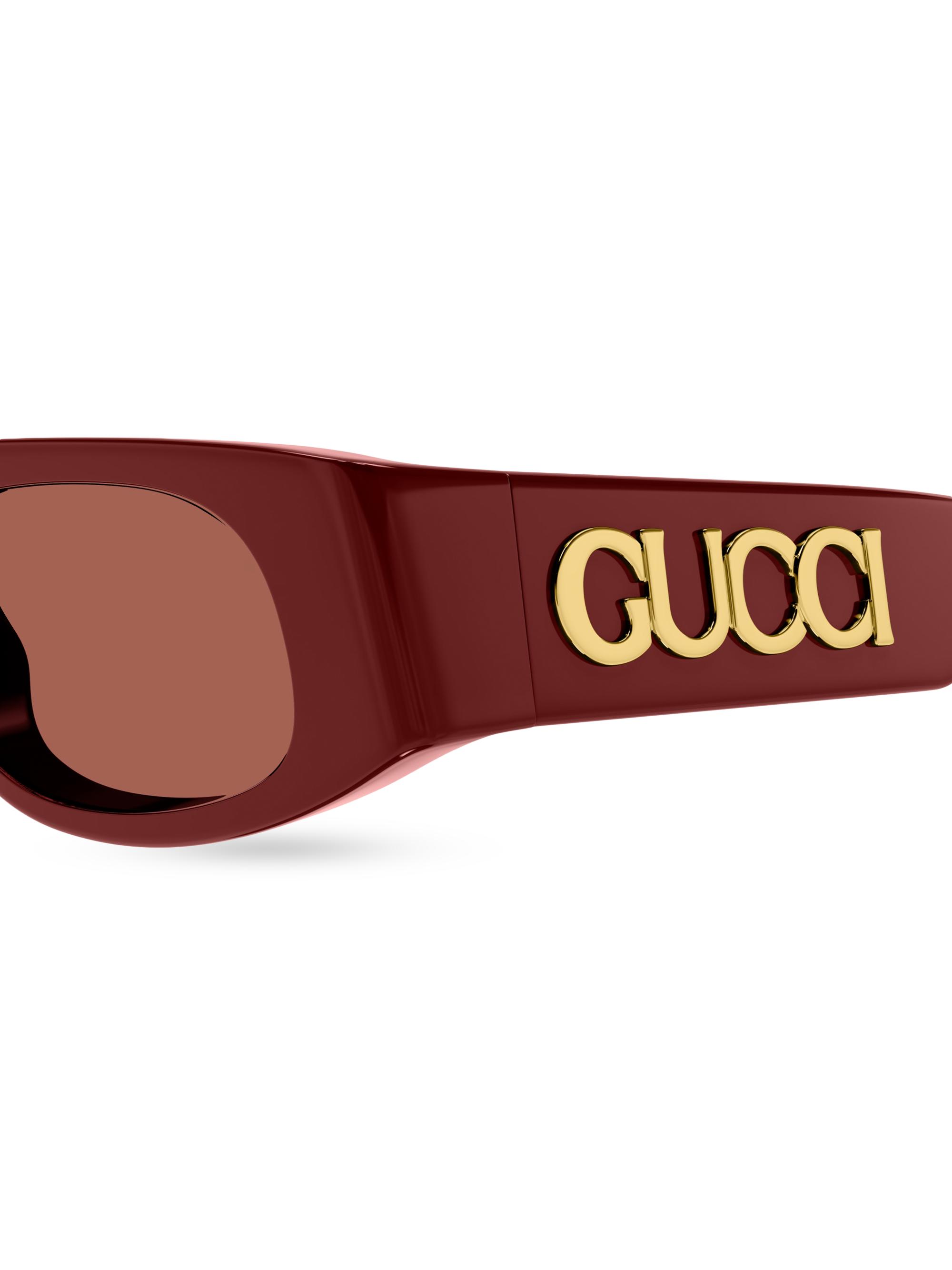 Gucci Fashion Show 51MM Geometric Sunglasses | Saks Fifth Avenue
