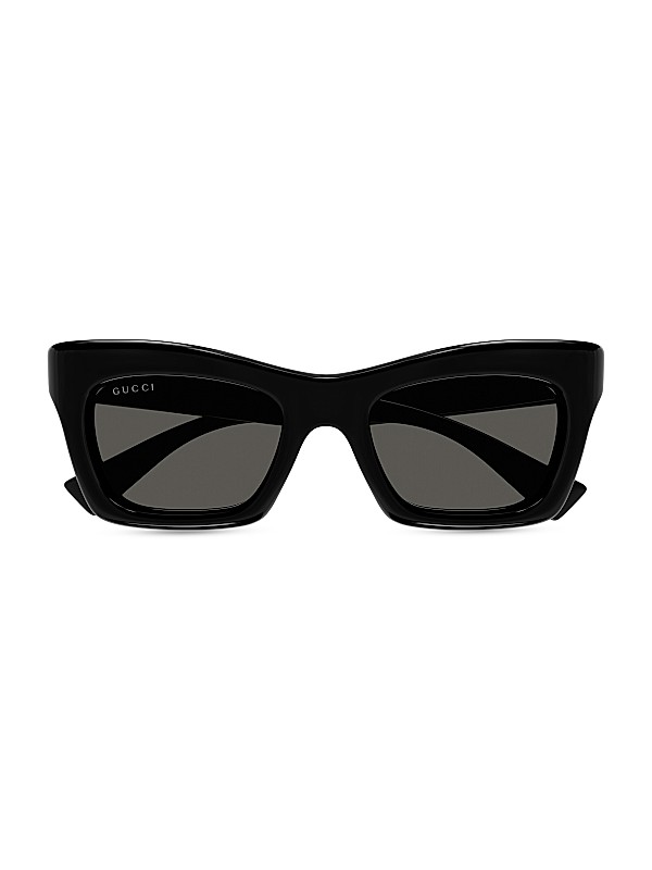 Shop Gucci Fashion Show Ancora 50MM Cat-Eye Sunglasses Shop Gucci Fashion Show Ancora 50MM Cat-Eye Sunglasses