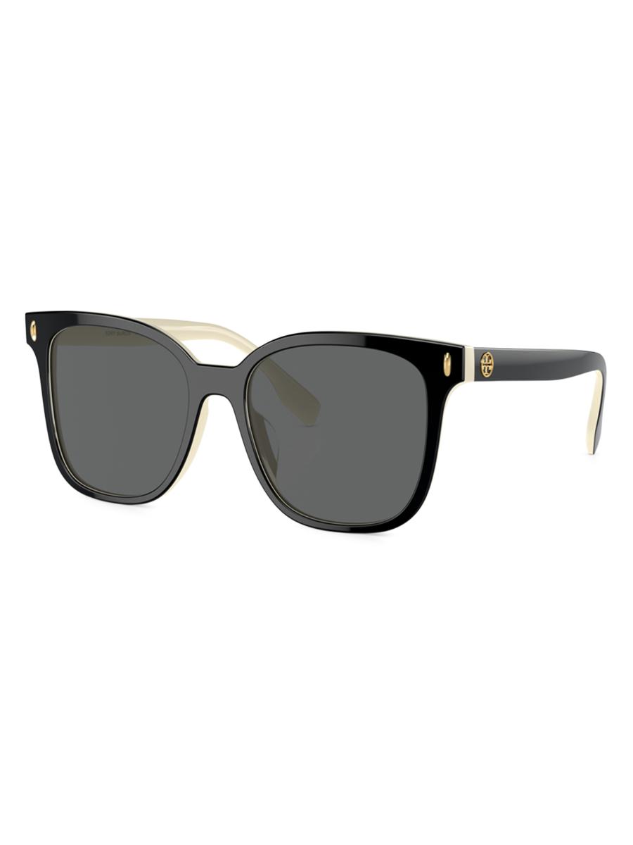 Tory Burch Thin Miller 53MM Square Sunglasses | Saks Fifth Avenue