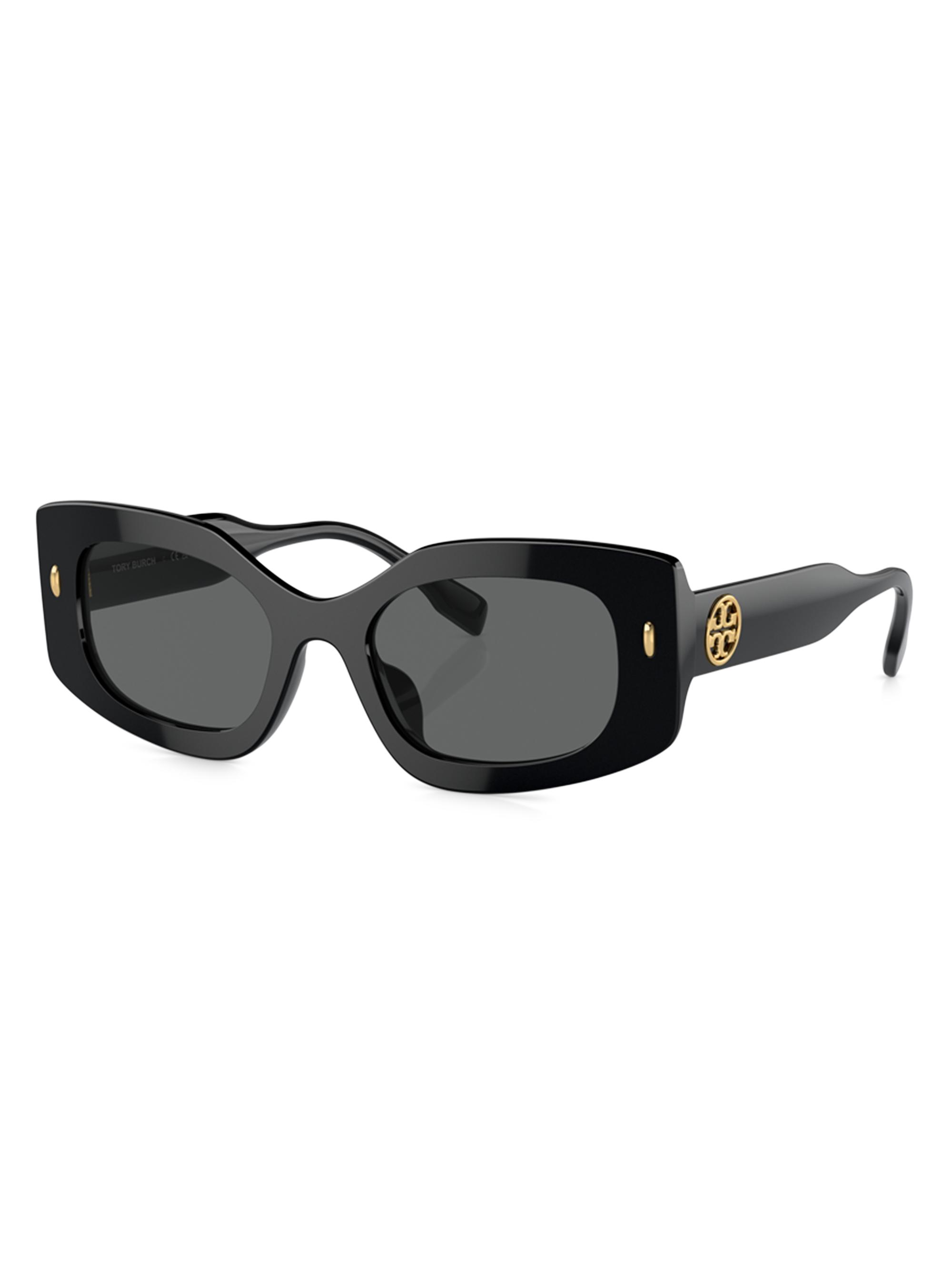 Tory Burch 53MM Rectangular Sunglasses | Saks Fifth Avenue