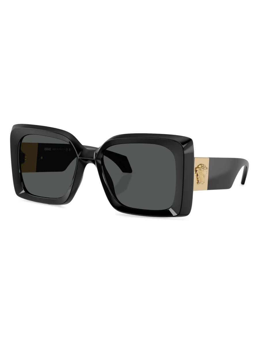 Versace Medusa Plaque 54MM Square Sunglasses | Saks Fifth Avenue display picture 1