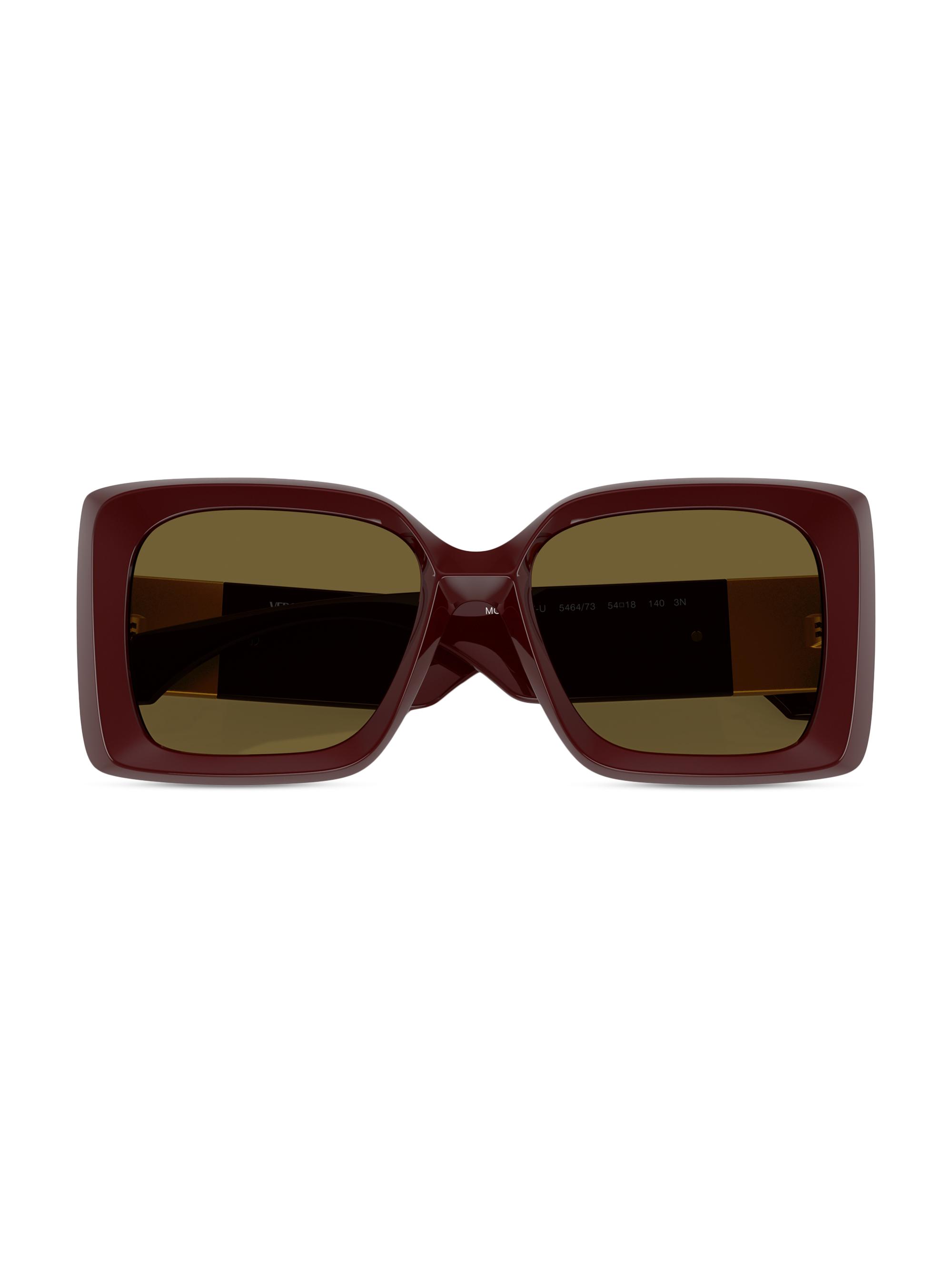 Versace Medusa Plaque 54MM Square Sunglasses | Saks Fifth Avenue