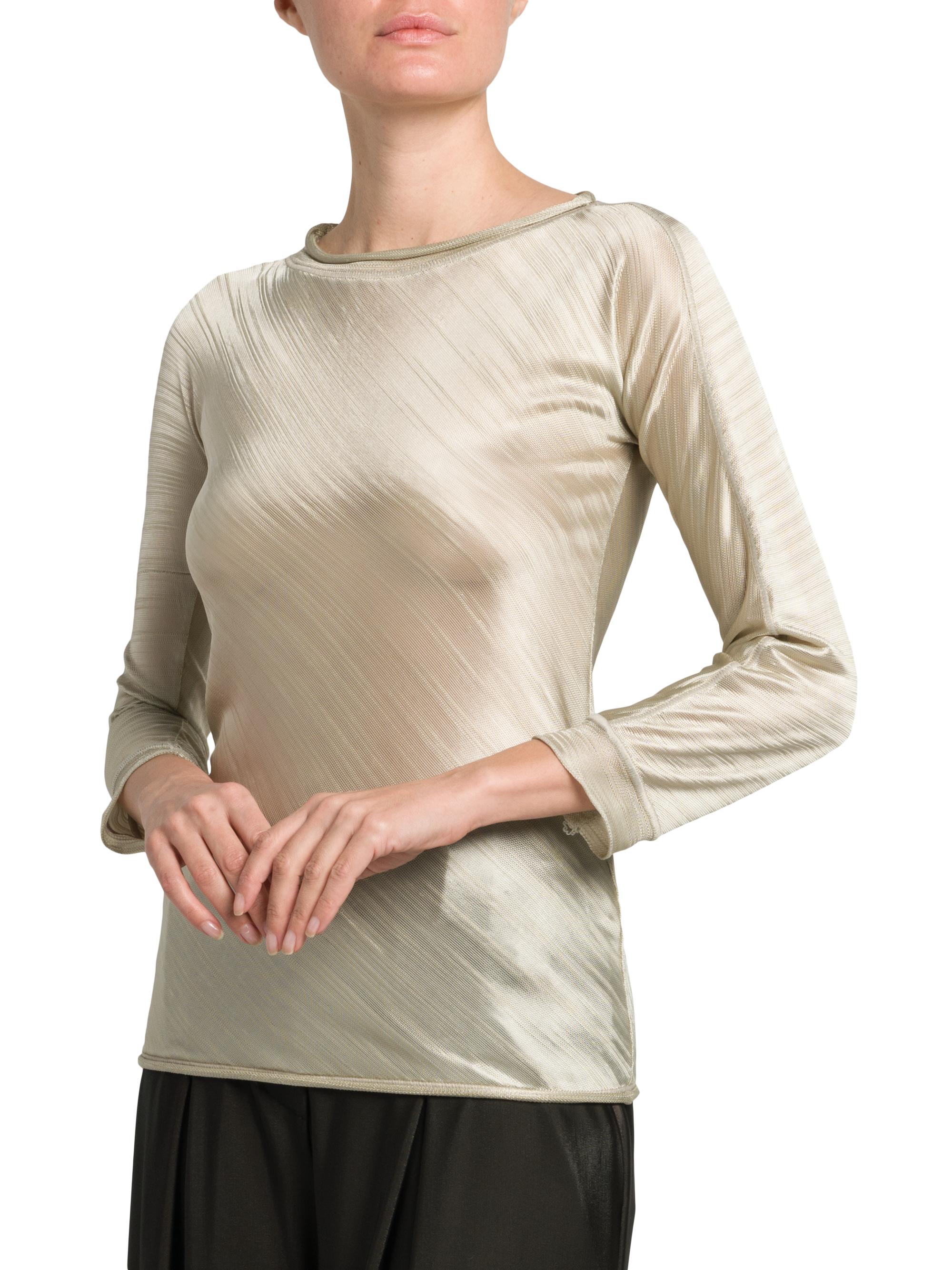 Giorgio Armani Jacquard Jersey Knit Top | Saks Fifth Avenue