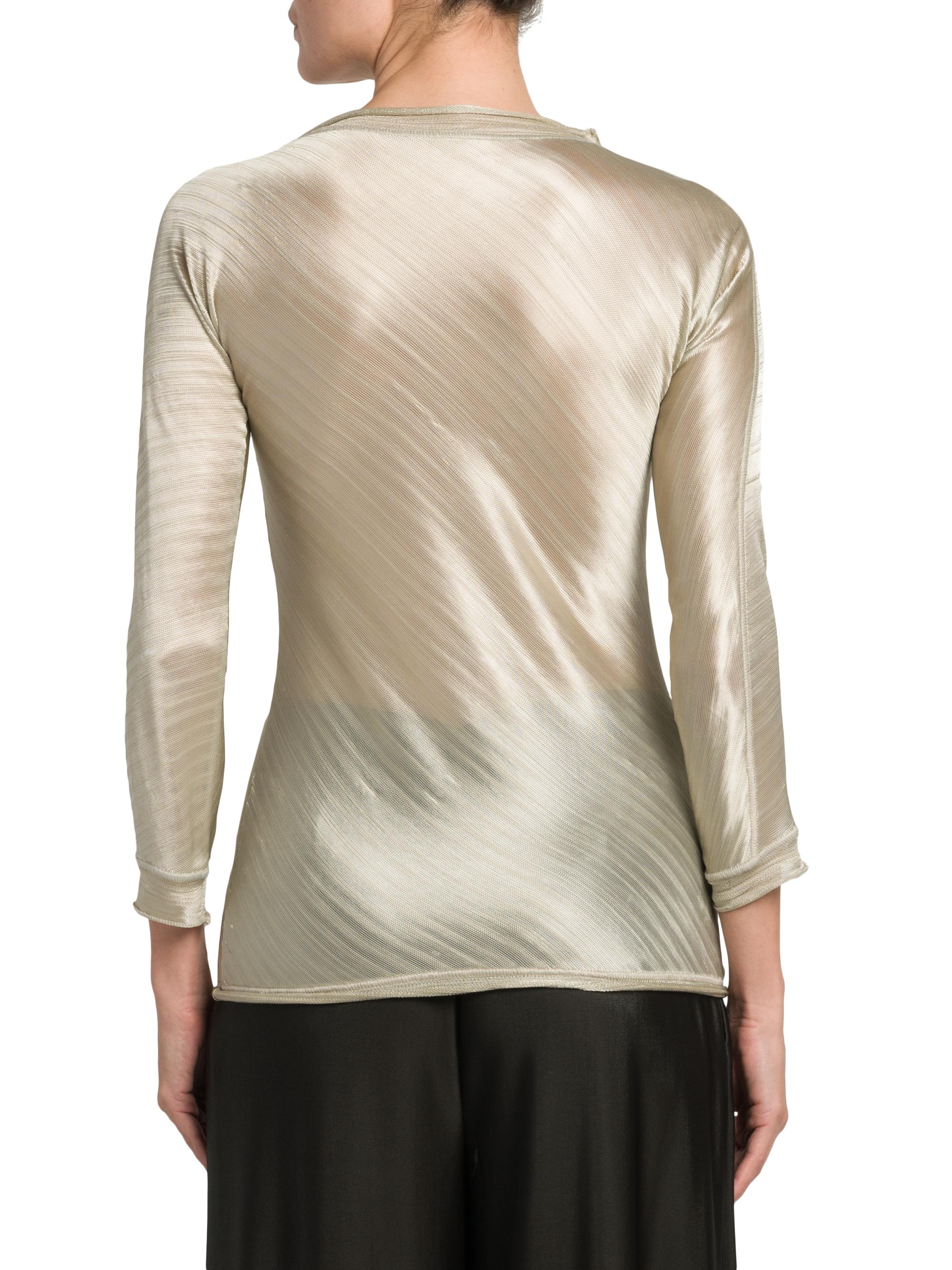Giorgio Armani Jacquard Jersey Knit Top | Saks Fifth Avenue