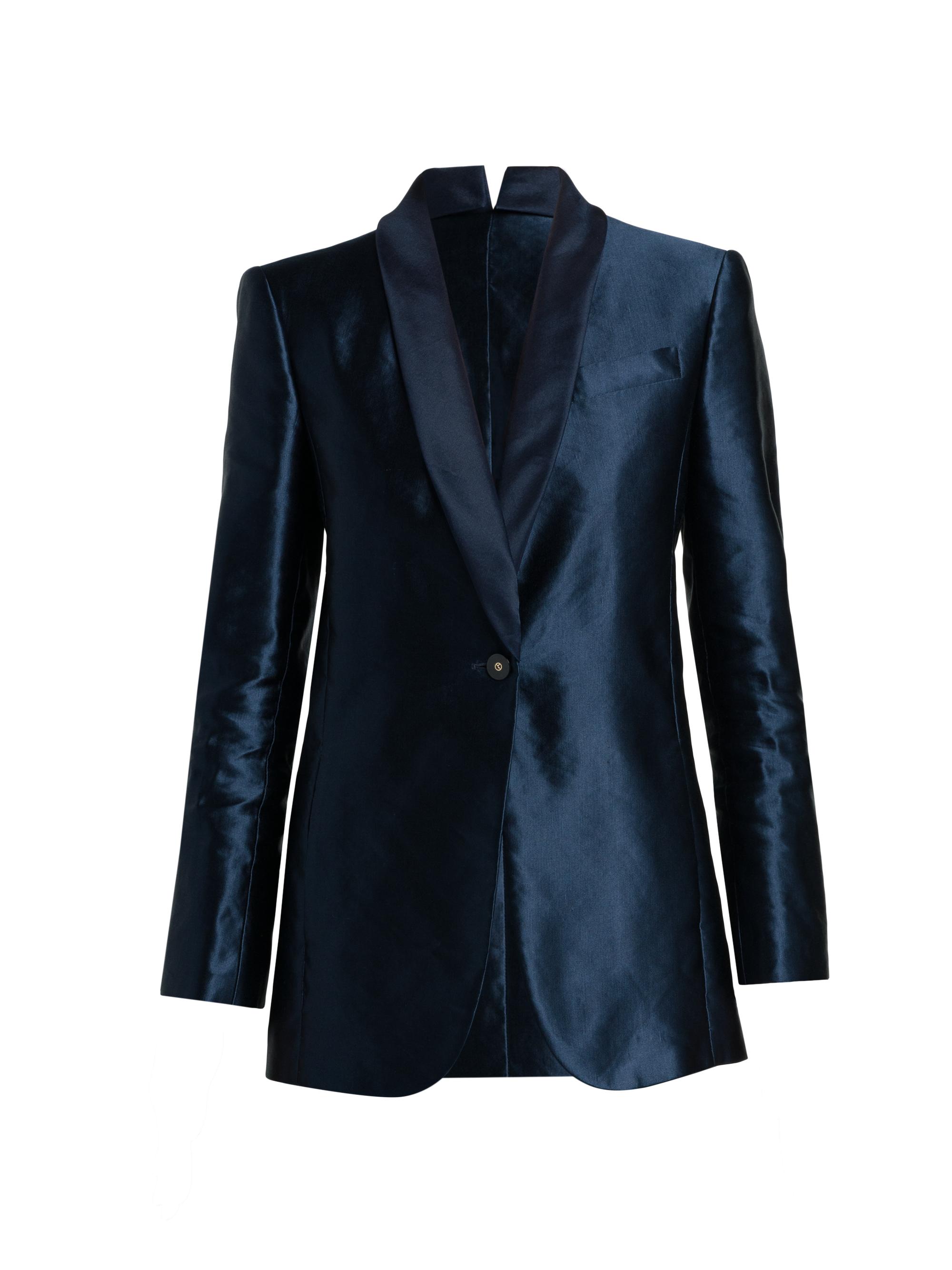 Giorgio Armani Linen-Silk Tailored Blazer | Saks Fifth Avenue