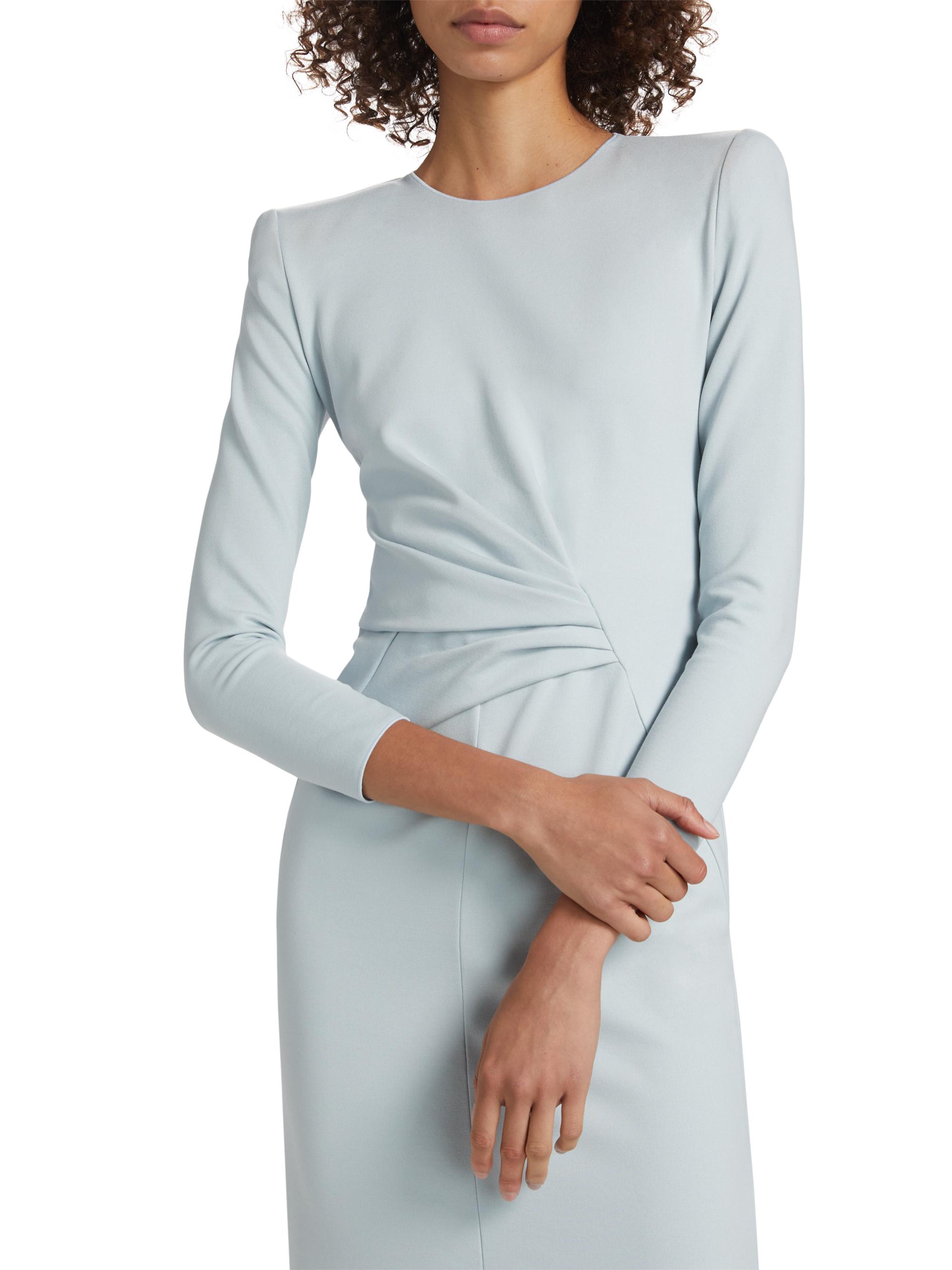 Giorgio Armani Gathered Jersey Dress | Saks Fifth Avenue