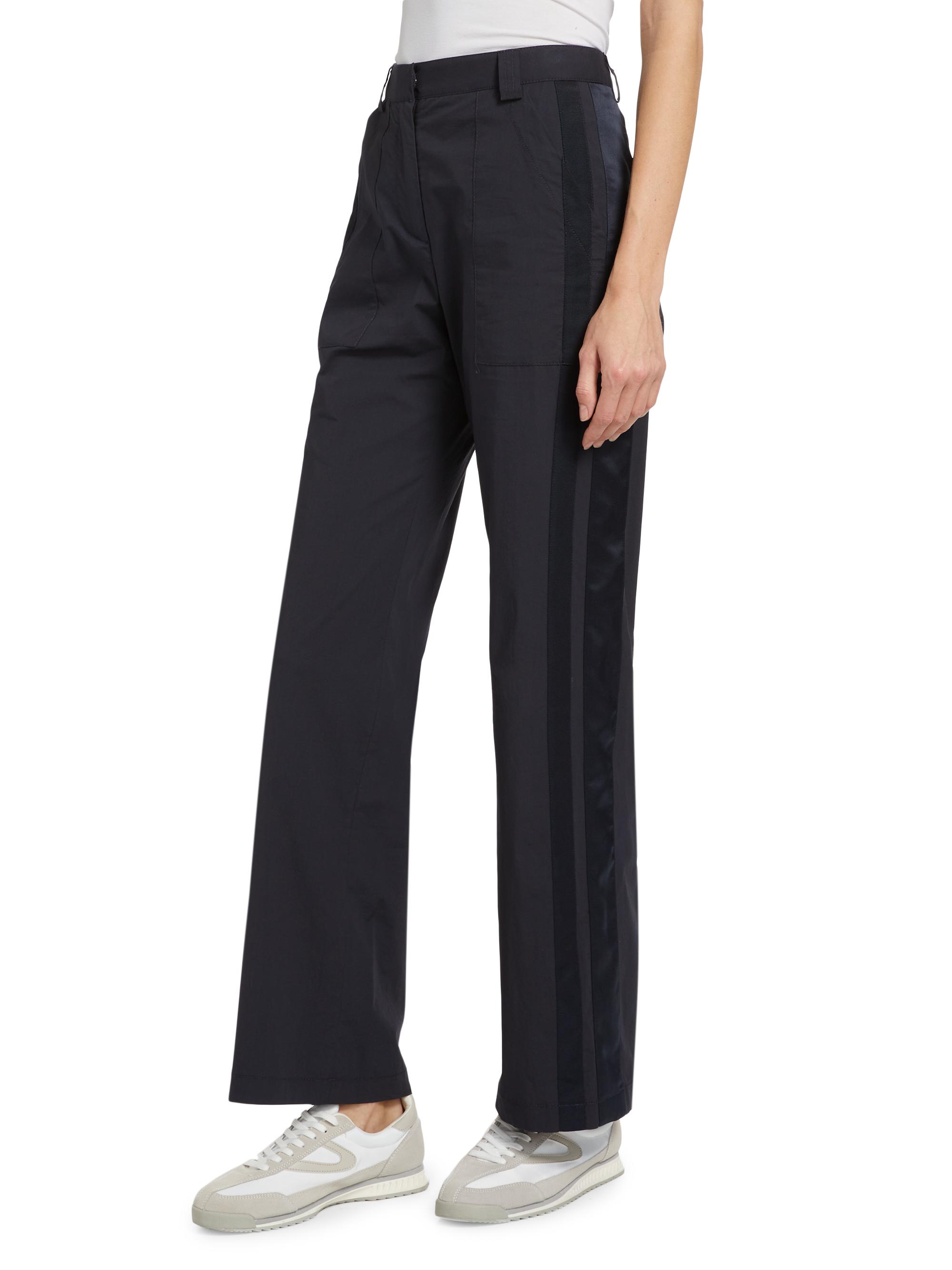 パンツ HAVERSACK 2tuck cotton stripe trousers M パンツ