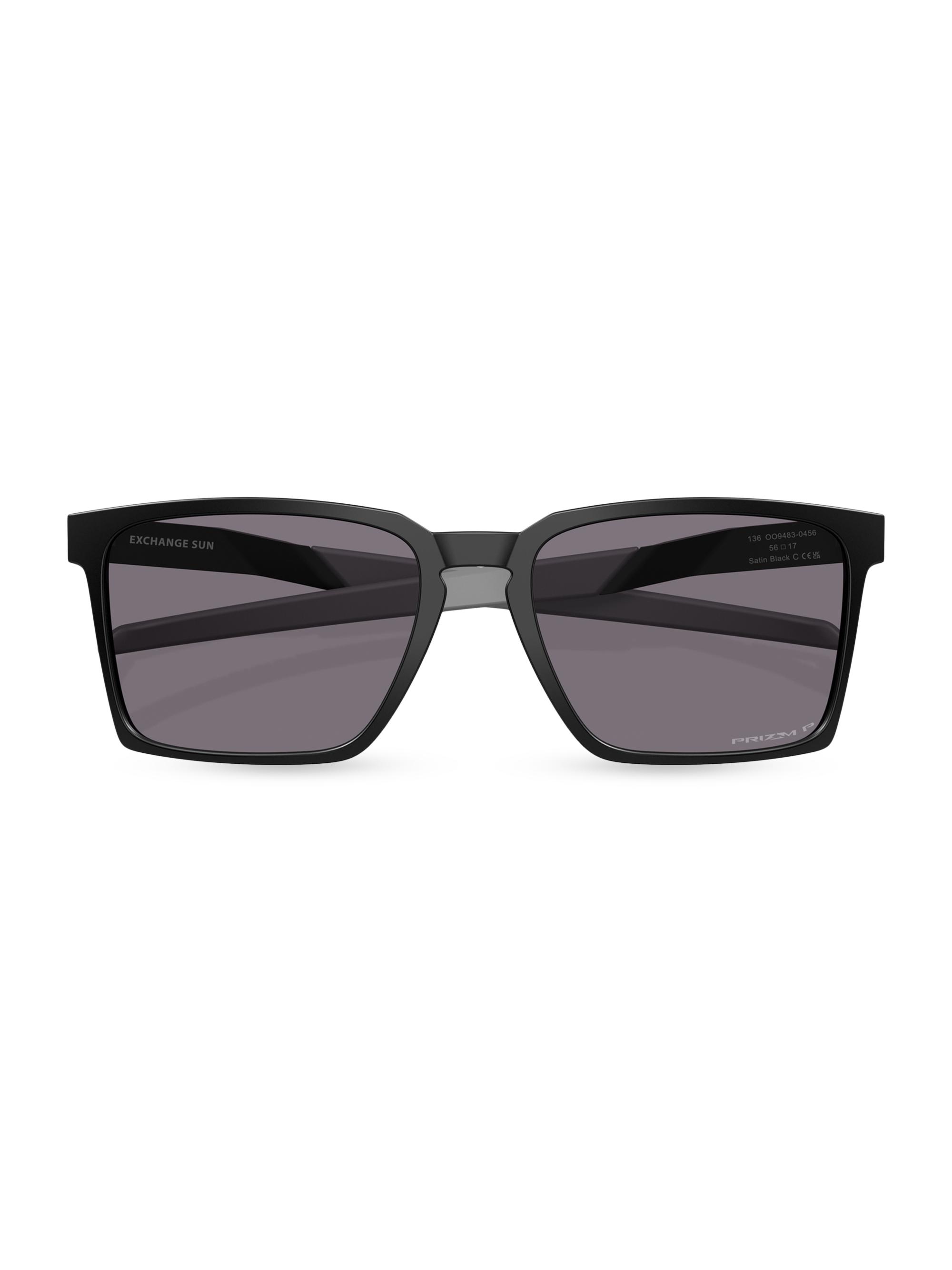 Oakley 56MM Square Sunglasses Saks Fifth Avenue