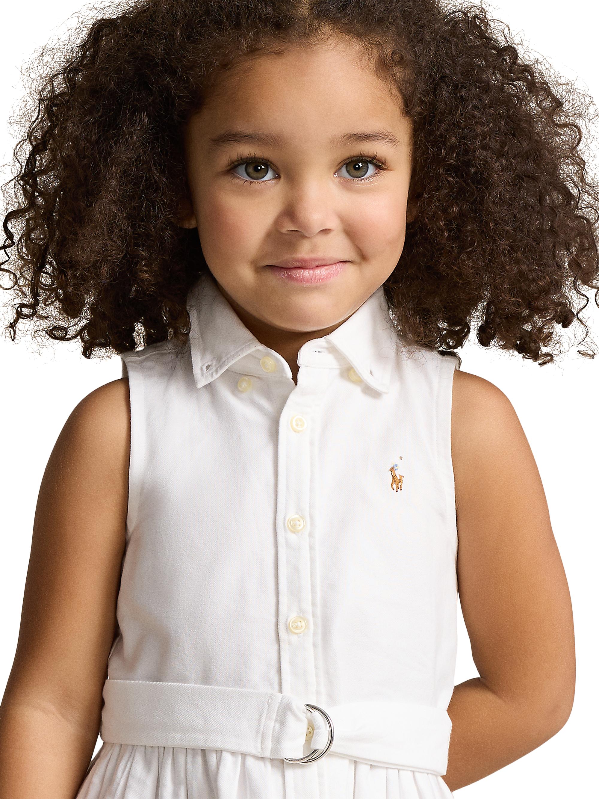 Polo Ralph Lauren Girl's Little Girl's & Girl's Classic Oxford Sleeveless Shirtdress | Thumbnail 5