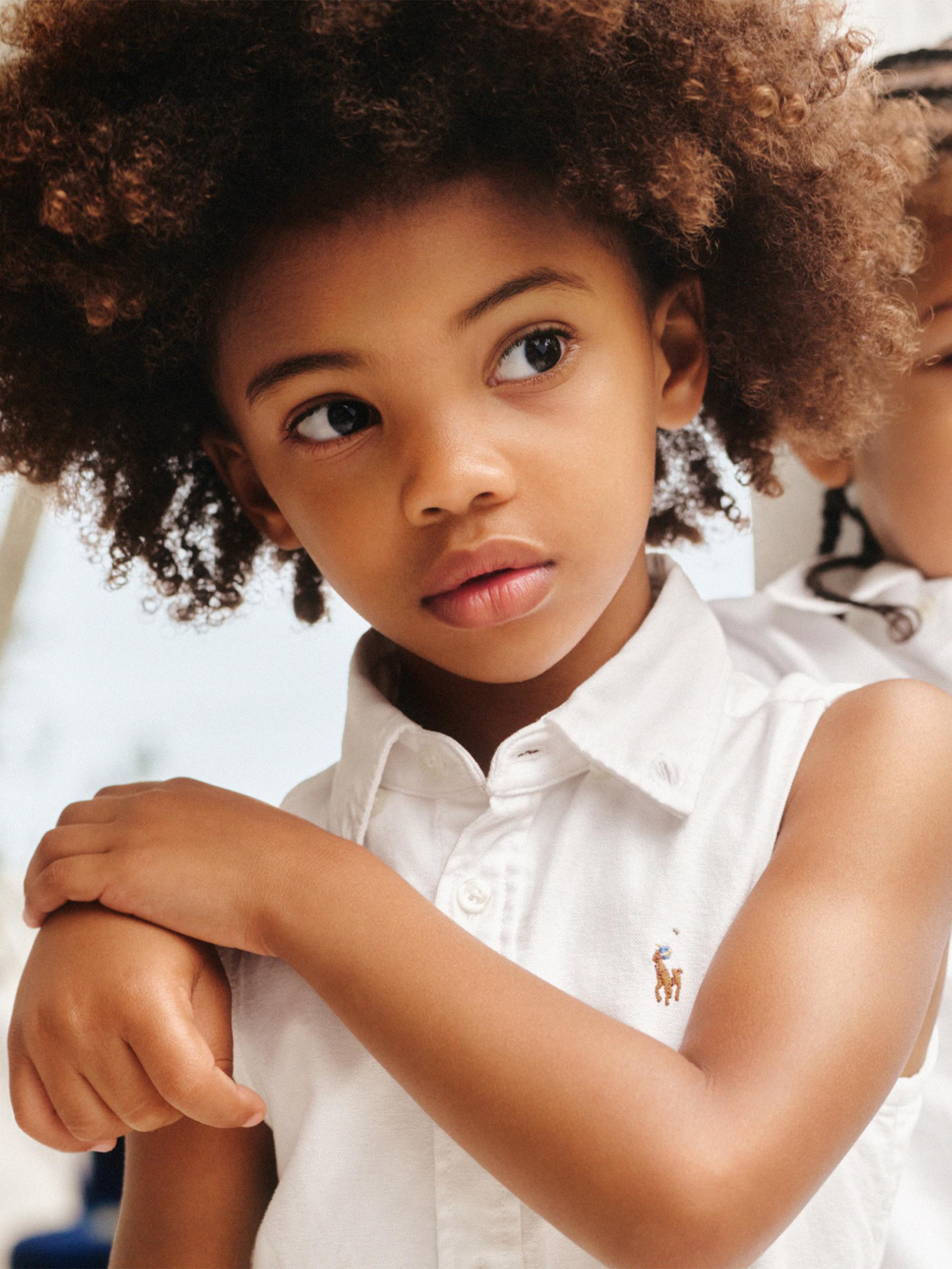 Polo Ralph Lauren Girl's Little Girl's & Girl's Classic Oxford Sleeveless Shirtdress | Thumbnail 8
