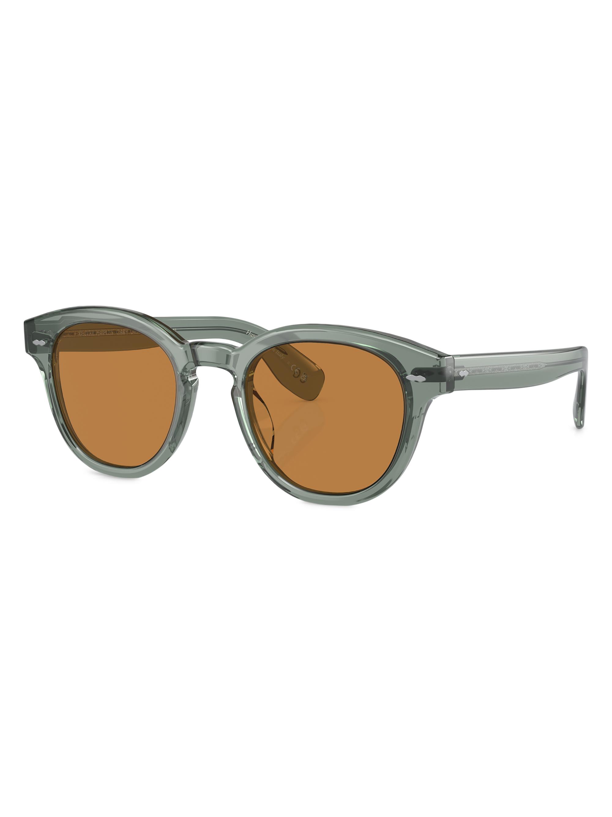 Oliver Peoples Cary Grant Pillow 50MM Round Sunglasses | Saks