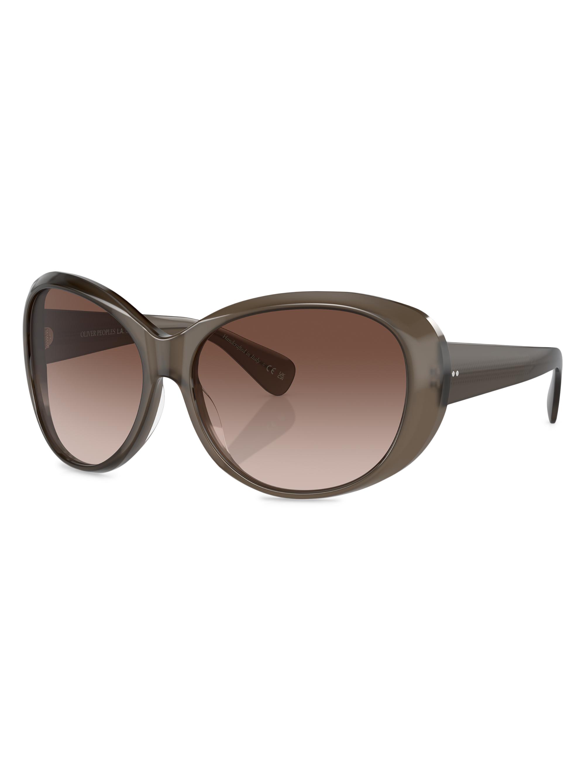 Oliver Peoples Women's Maridan 62MM Round Sunglasses - Taupe Brown Gradient