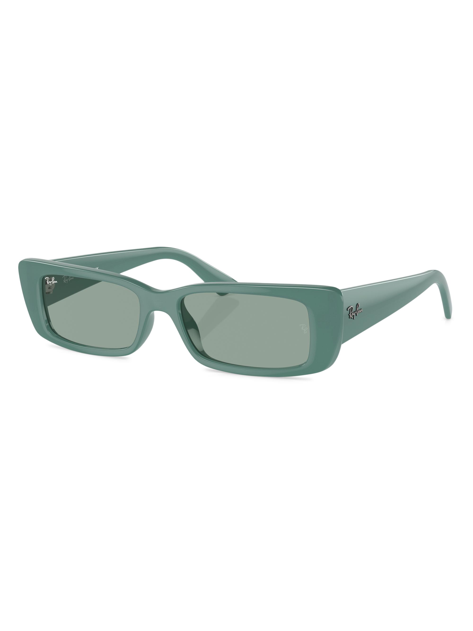 Ray-Ban Women's RB4425 54MM Teru Rectangular Sunglasses - Teal Light Green